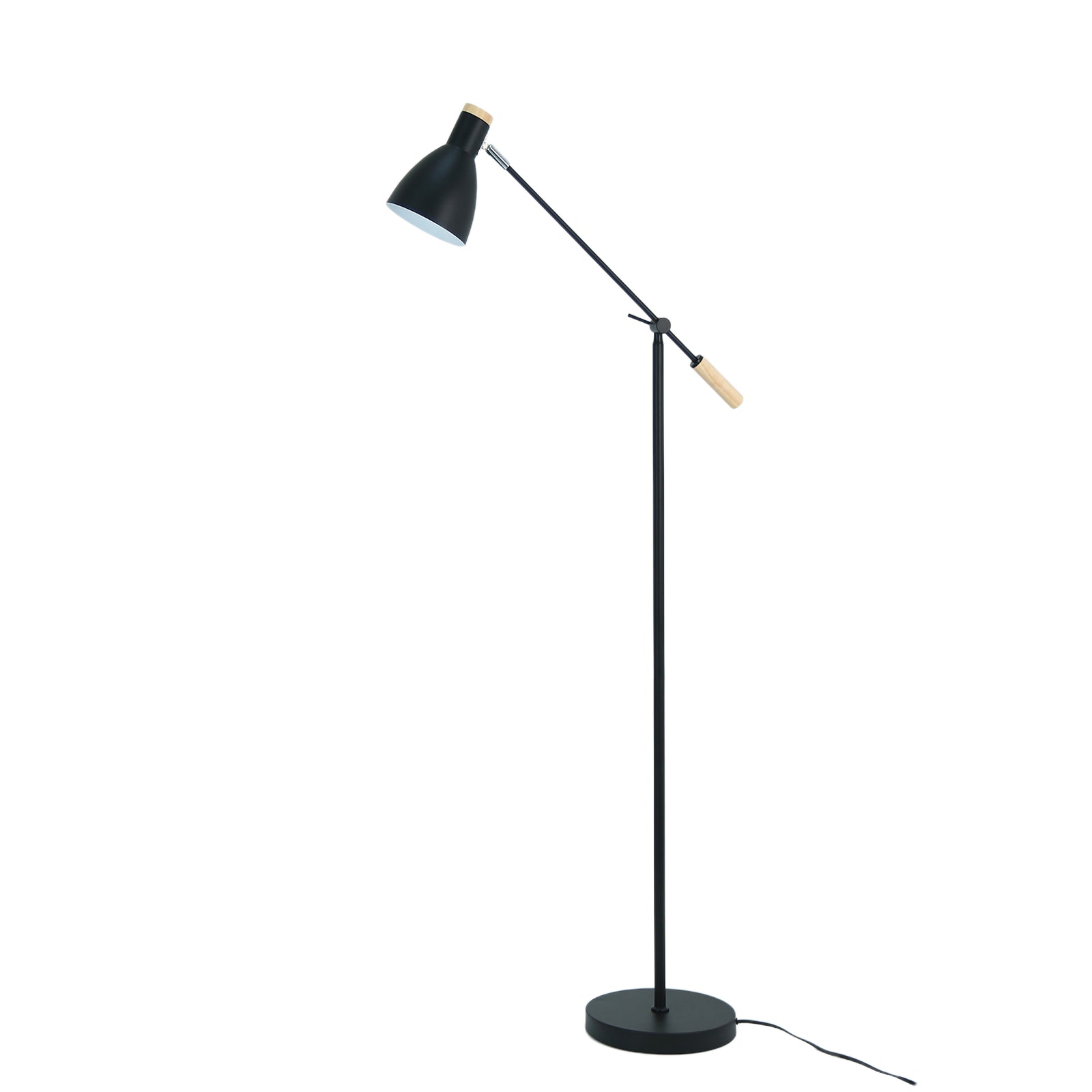 Scandinavian Adjustable Floor Lamp - Black