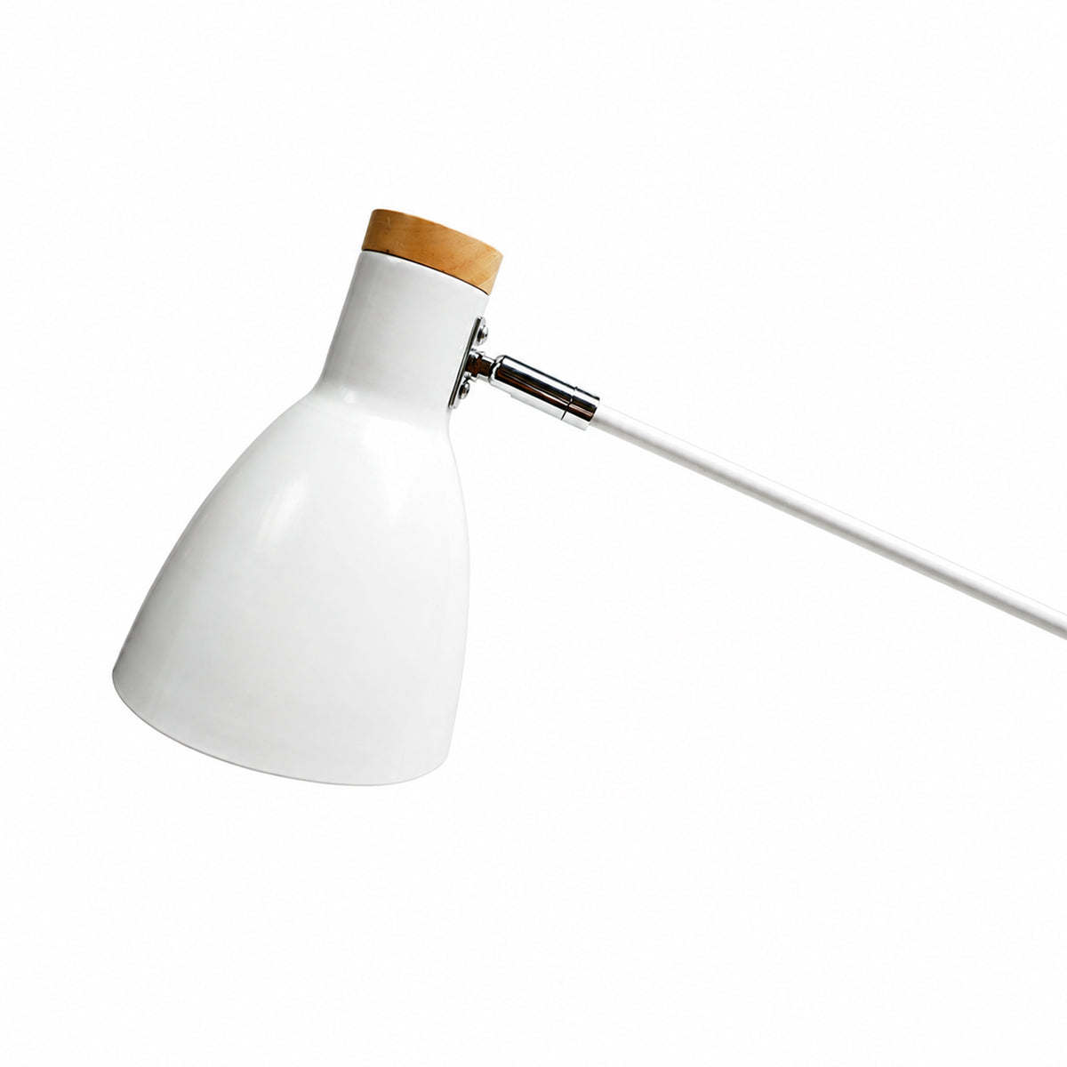 Scandinavian Adjustable Floor Lamp - White