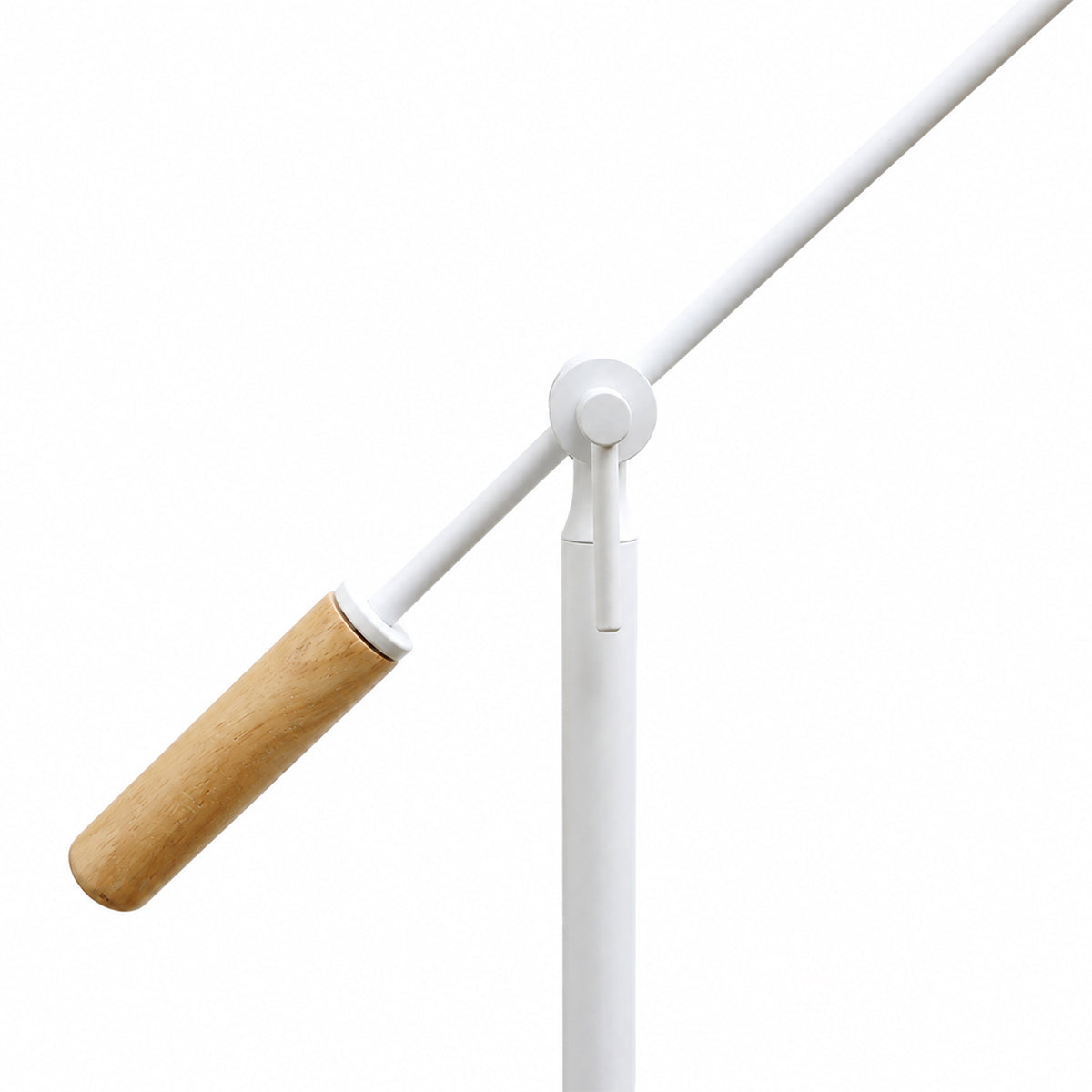 Scandinavian Adjustable Floor Lamp - White