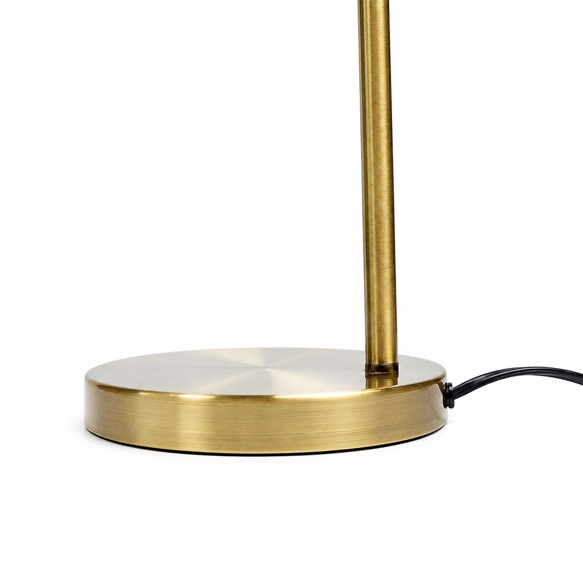 Manor Metal Floor Lamp - Weathered Brass