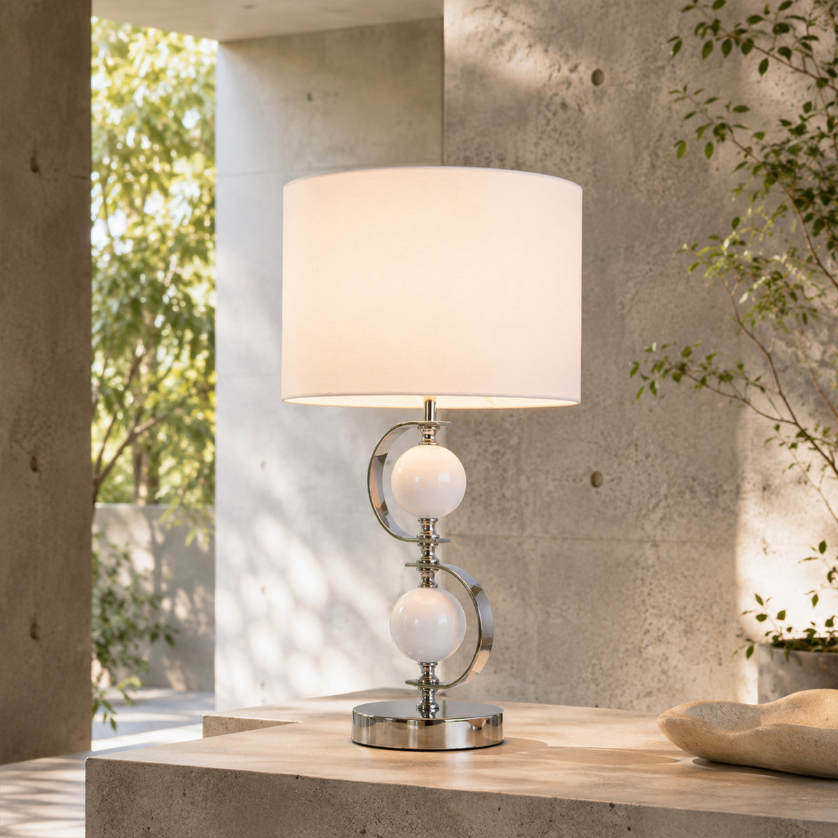 Rialto Table Lamp - White