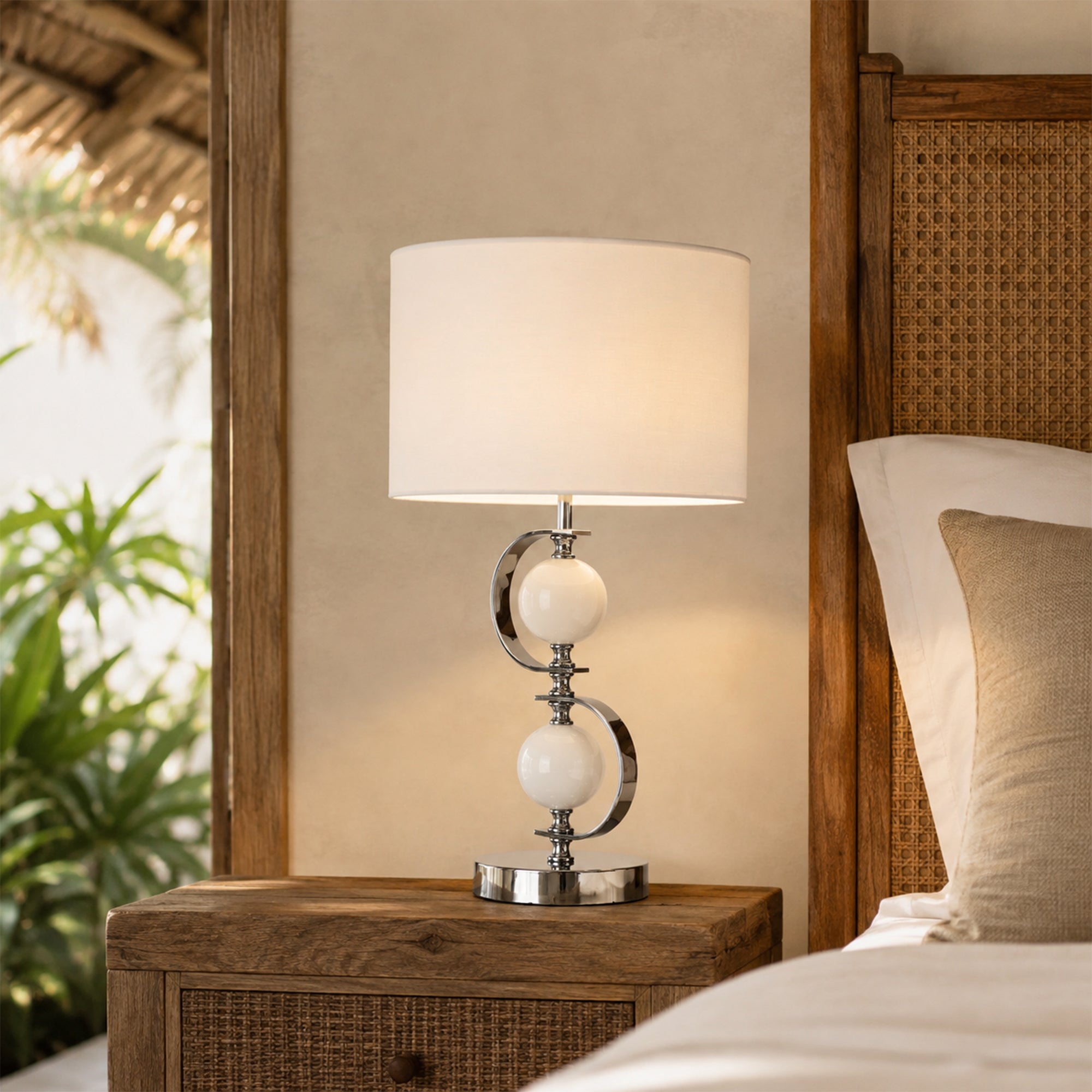 Rialto Table Lamp - White