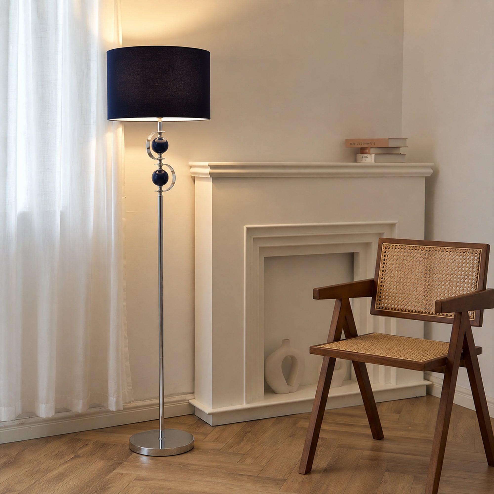 Rialto Floor Lamp - Navy