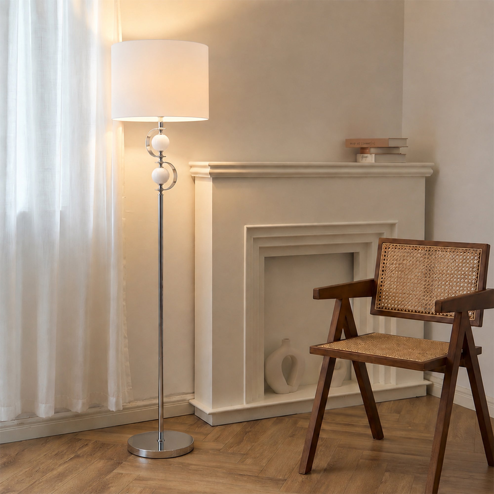 Rialto Floor Lamp - White