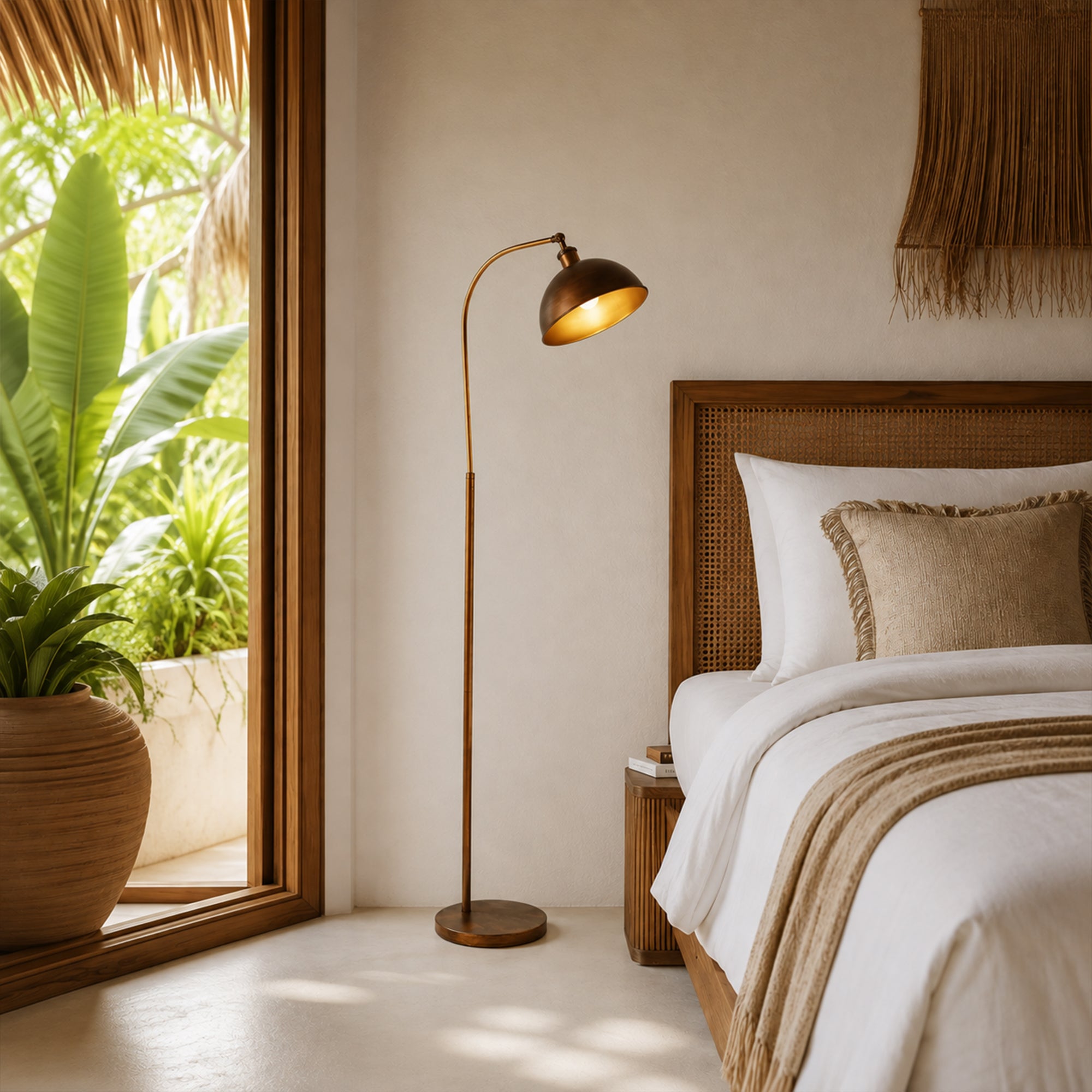 Lenna Floor Lamp - Copper
