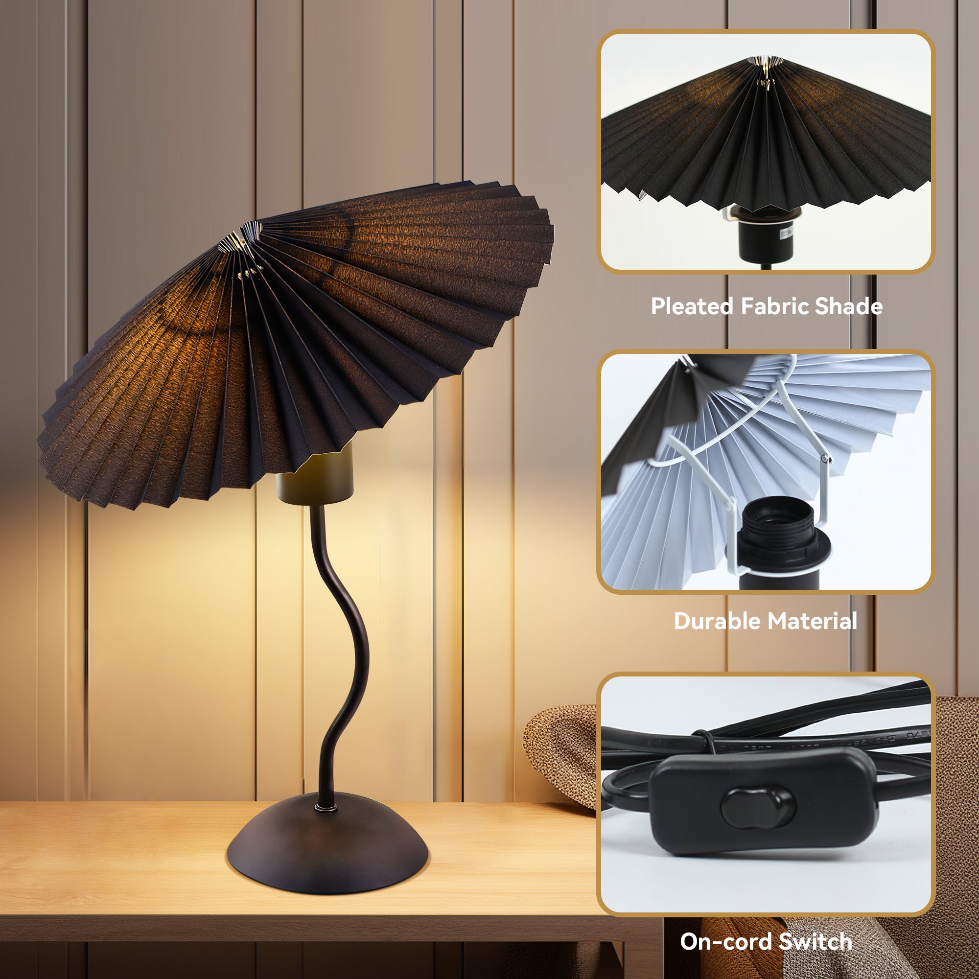 Piairie Table Lamp - Black