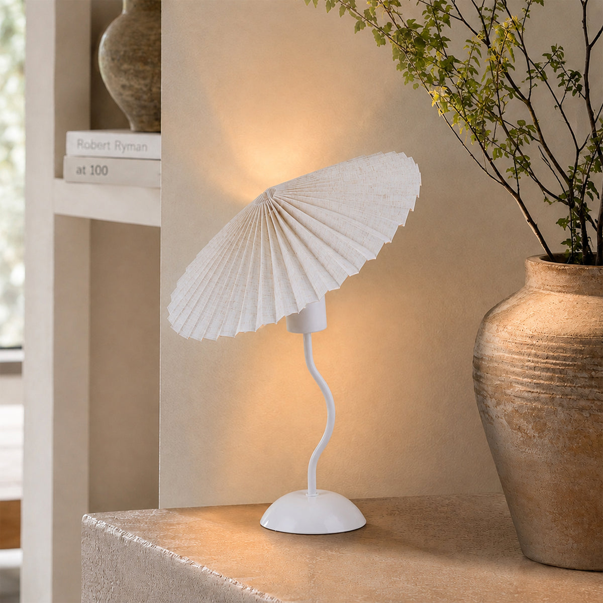 Piairie Table Lamp - White