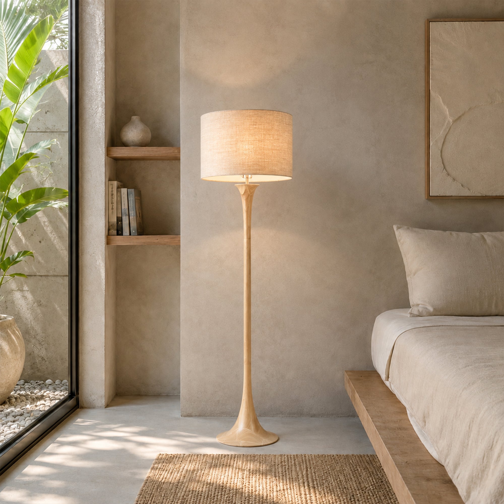 Soraya Floor Lamp - Oak