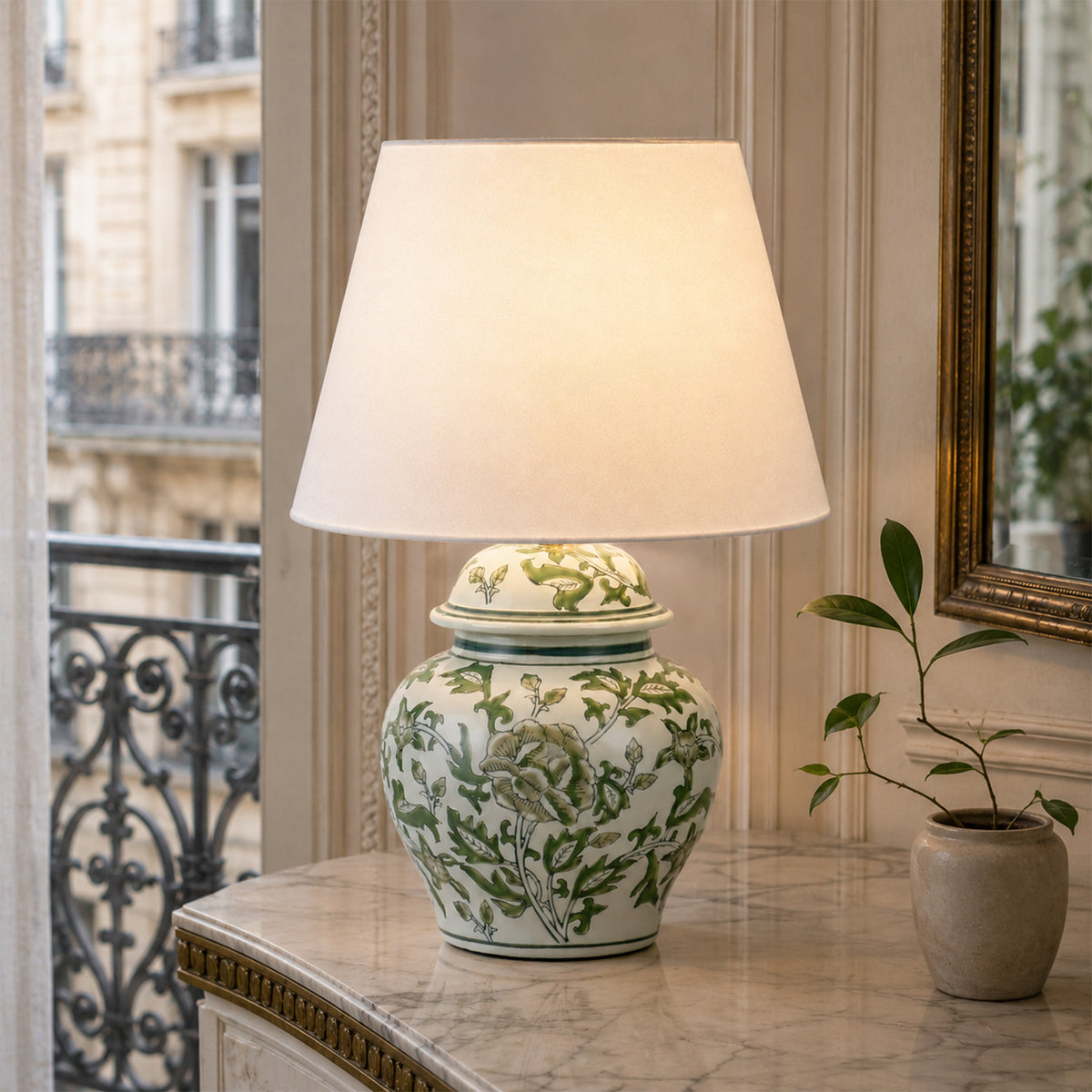 Tove Celadon Ceramic Table Lamp