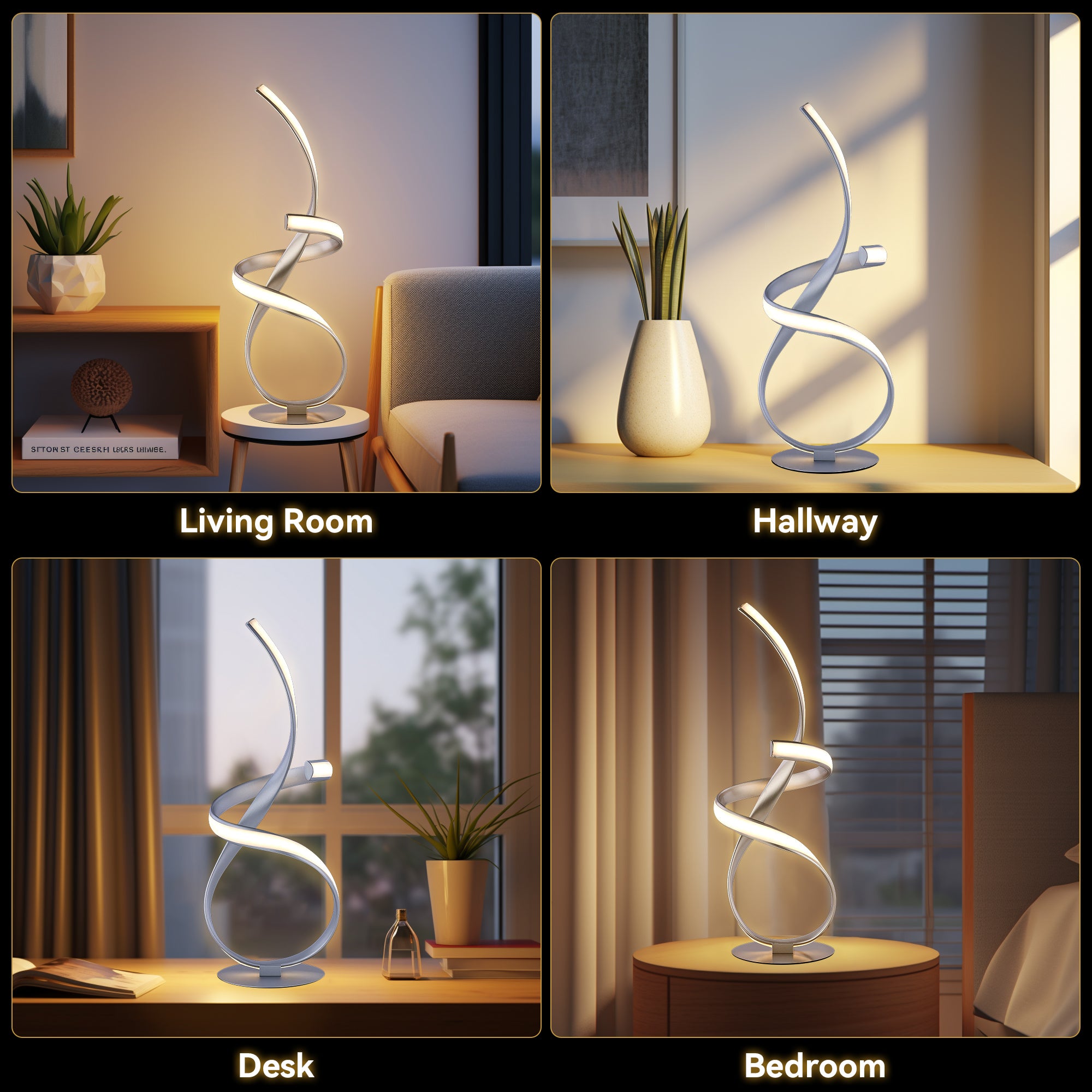 Ainhoa Table Lamp - Chrome