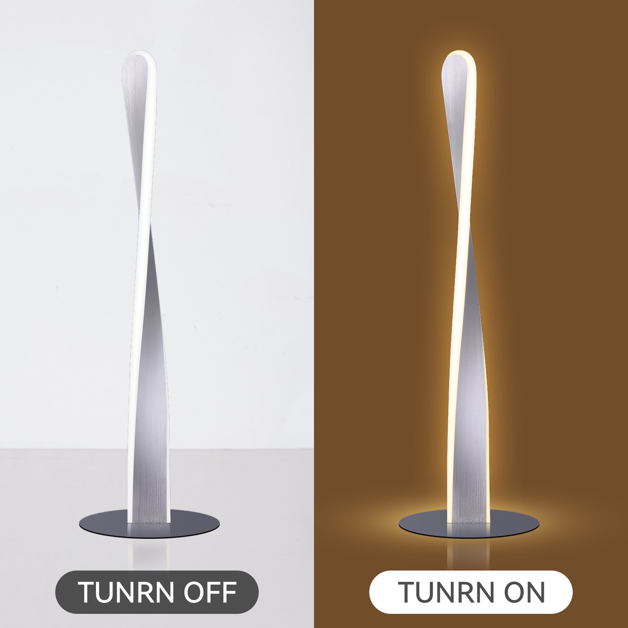 Enhalus LED Table Lamp - Brushed Chrome