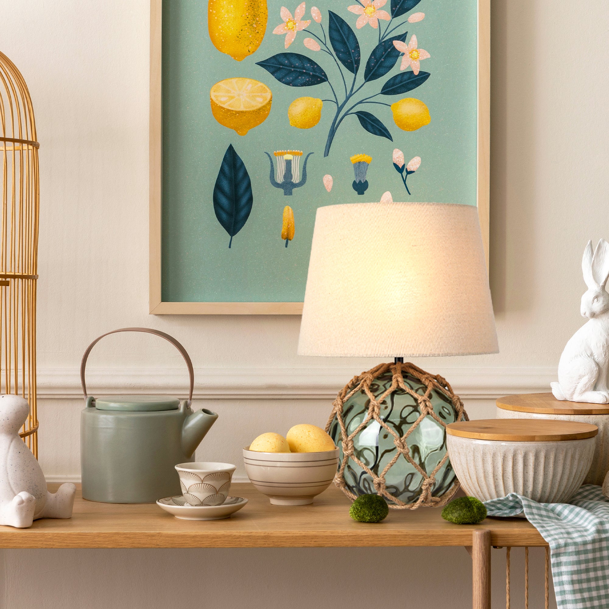 Jessamy Table Lamp - Green