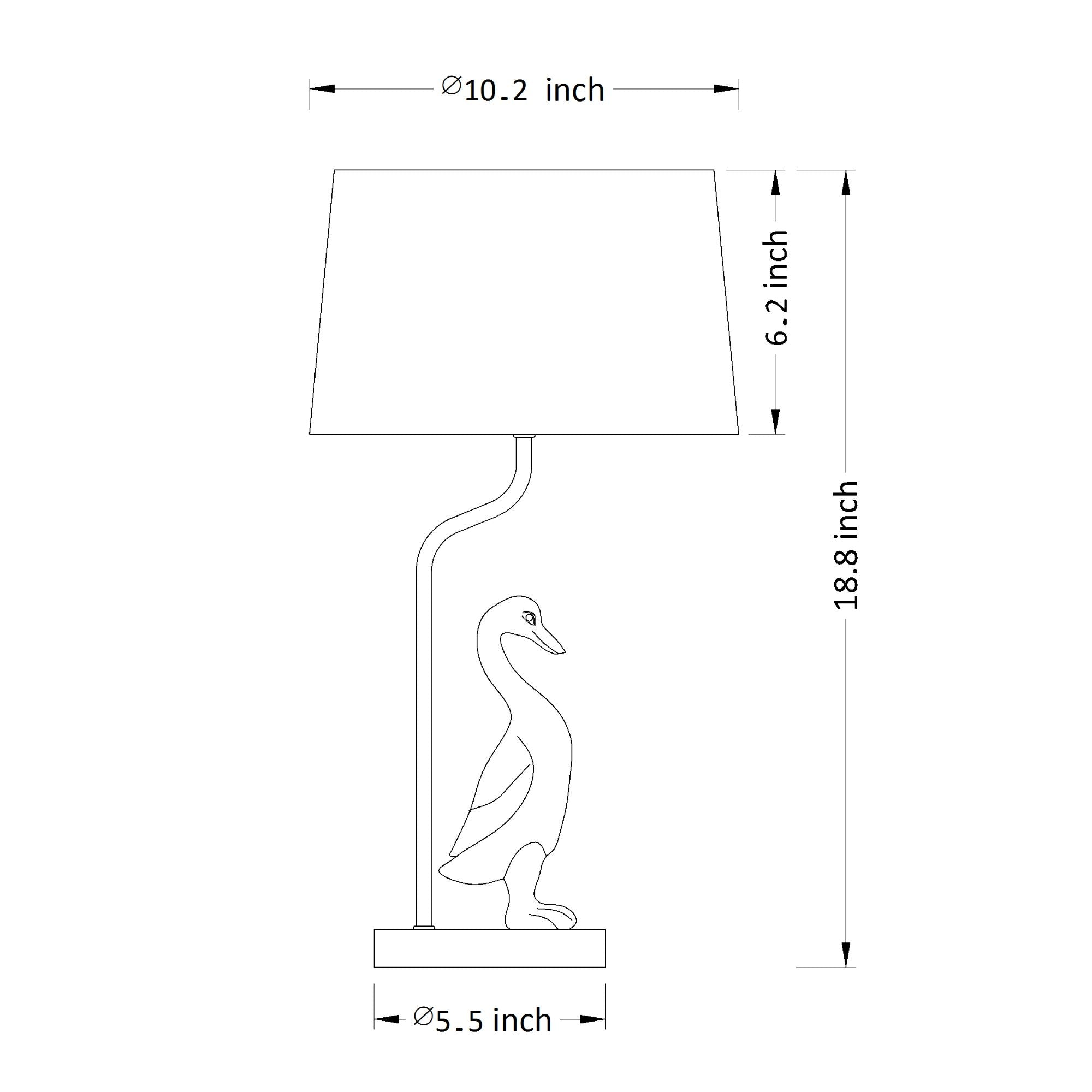 Duck Standing Table Lamp