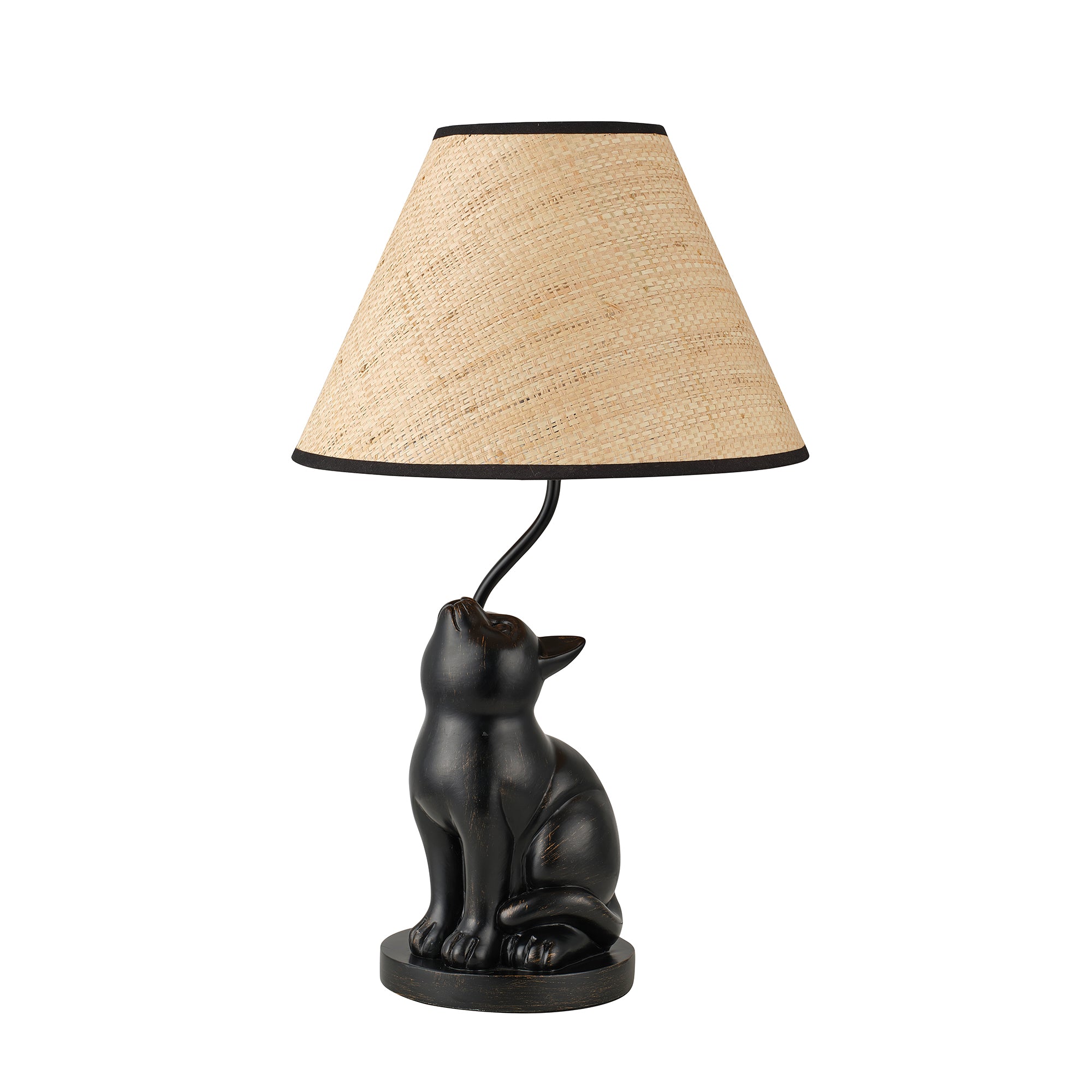 Upward-Looking Cat Table Lamp