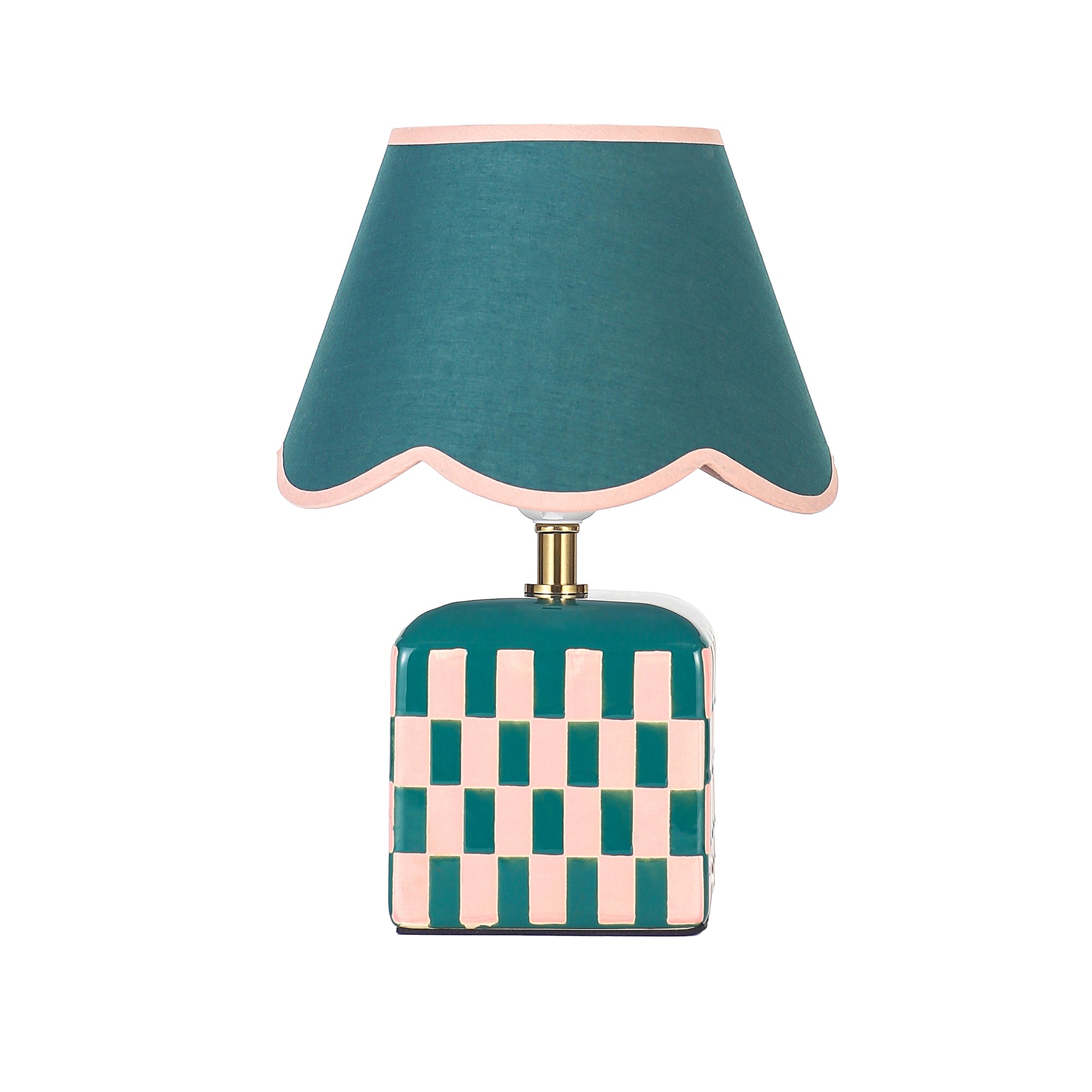 Valentina Ceramic Table Lamp Set of 2 - Green
