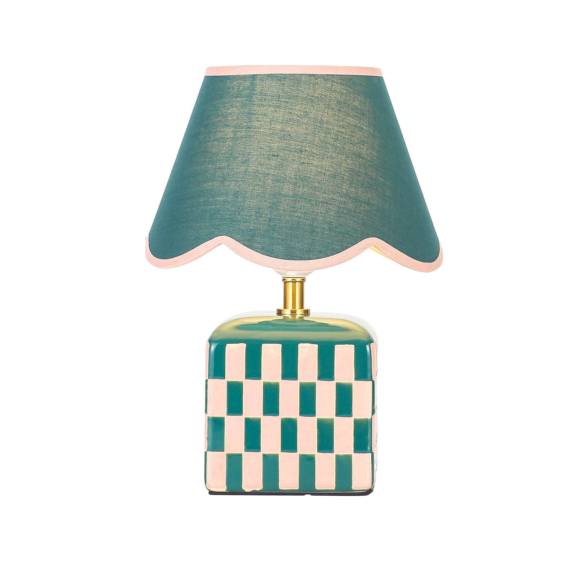 Valentina Ceramic Table Lamp Set of 2 - Green