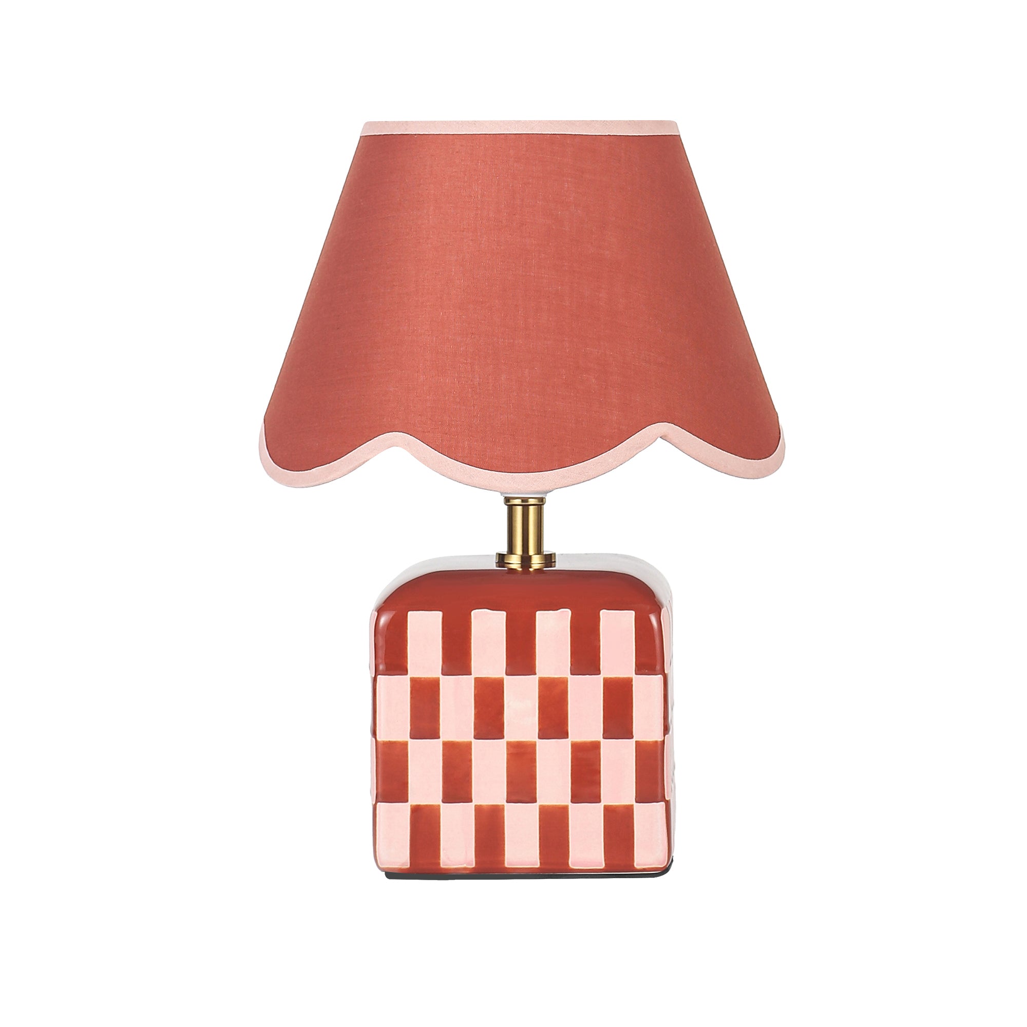 Valentina Ceramic Table Lamp Set of 2 - Coral