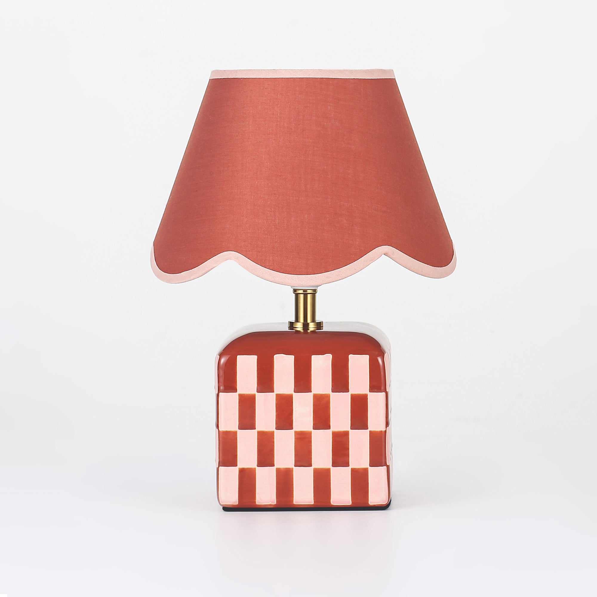 Valentina Ceramic Table Lamp Set of 2 - Coral