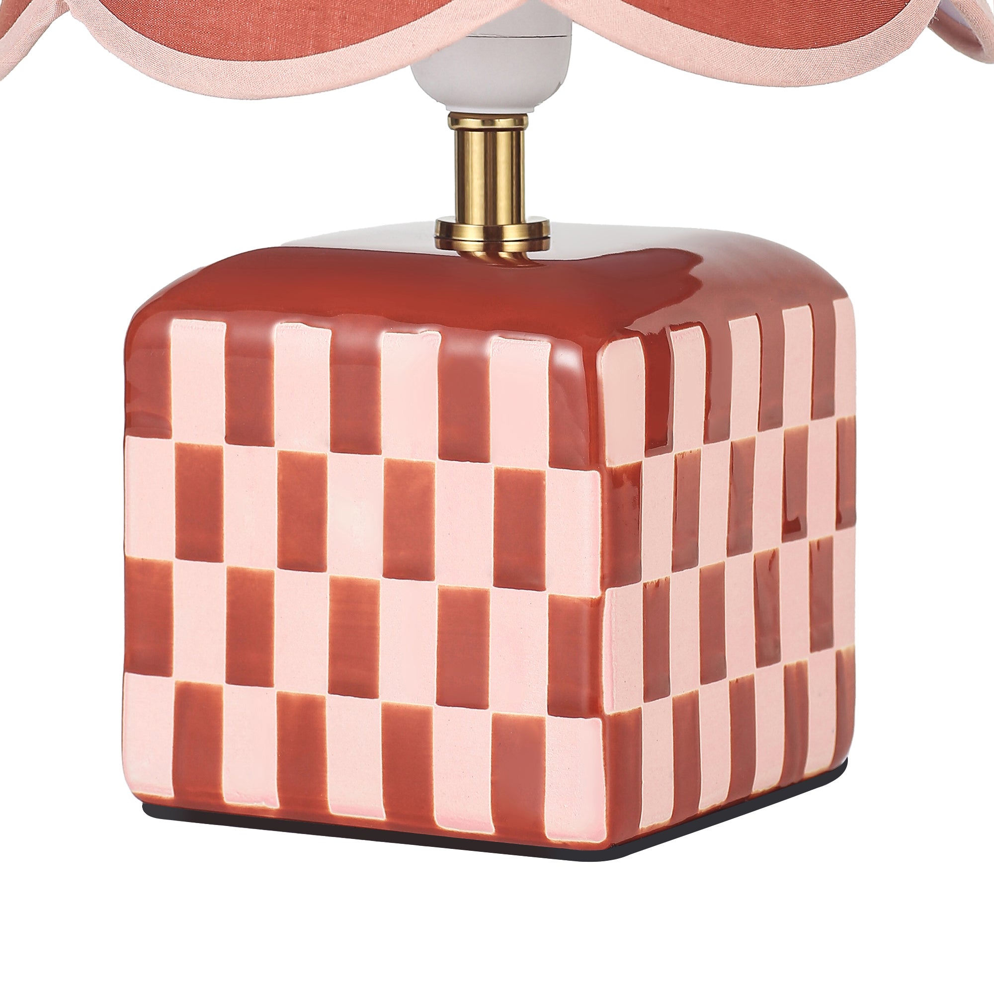 Valentina Ceramic Table Lamp Set of 2 - Coral
