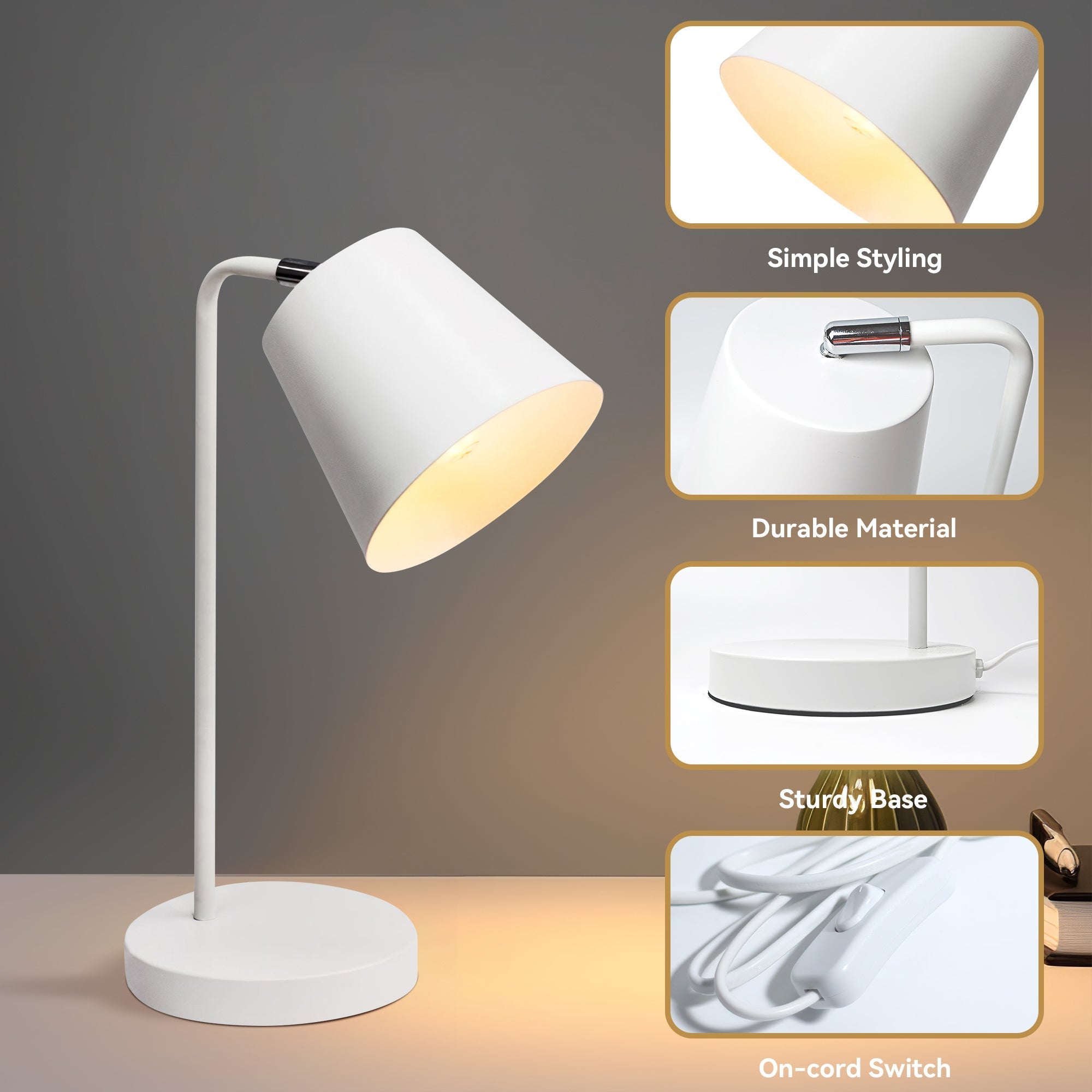 Mak Table Lamp - White