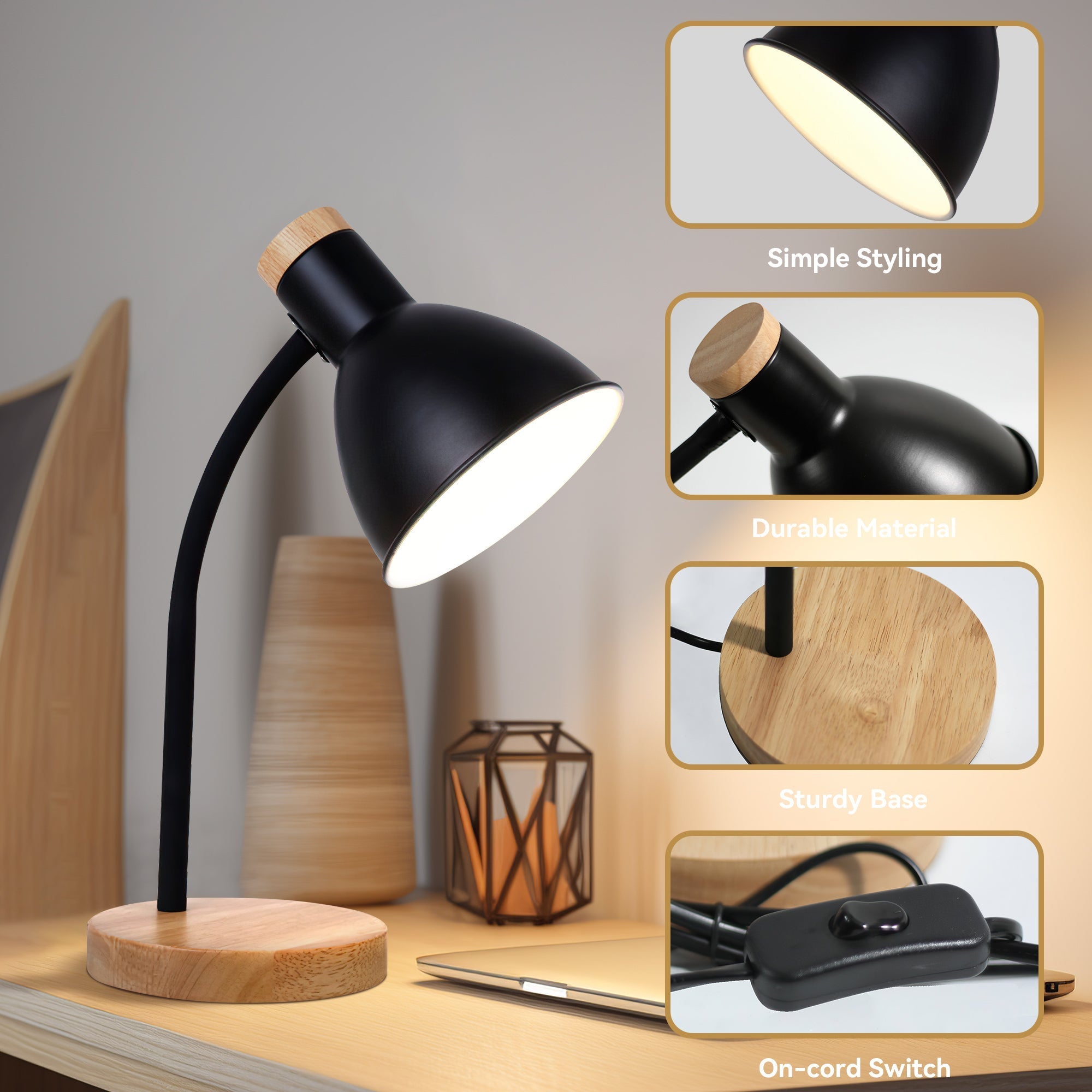Merete Table Lamp - Black
