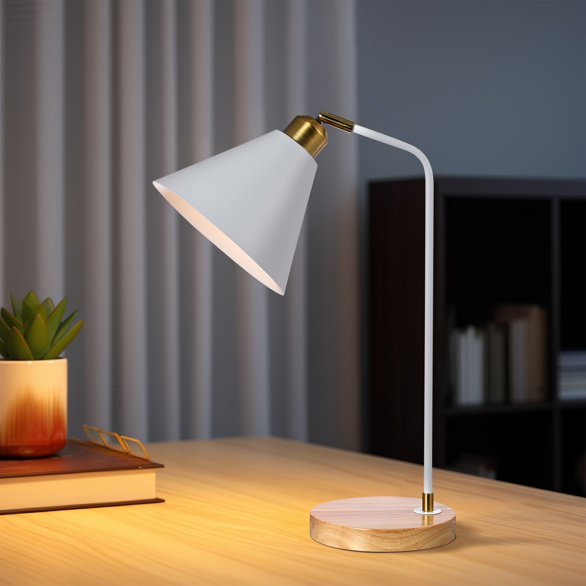 Aimee Table Lamp - White