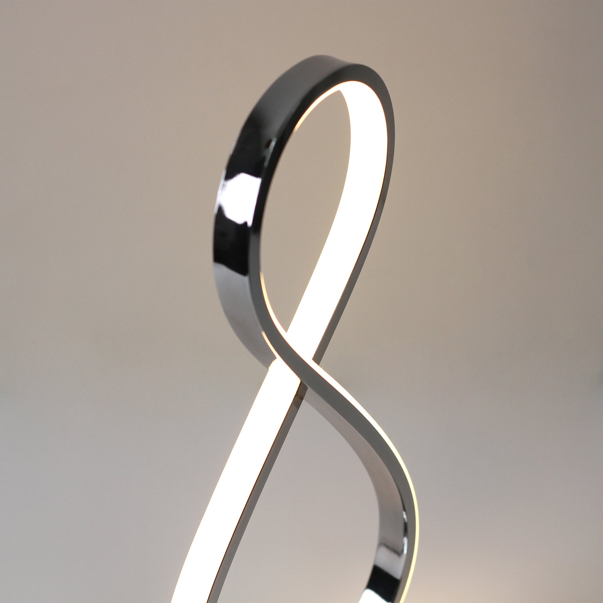 Infinite LED Table Lamp - Chrome