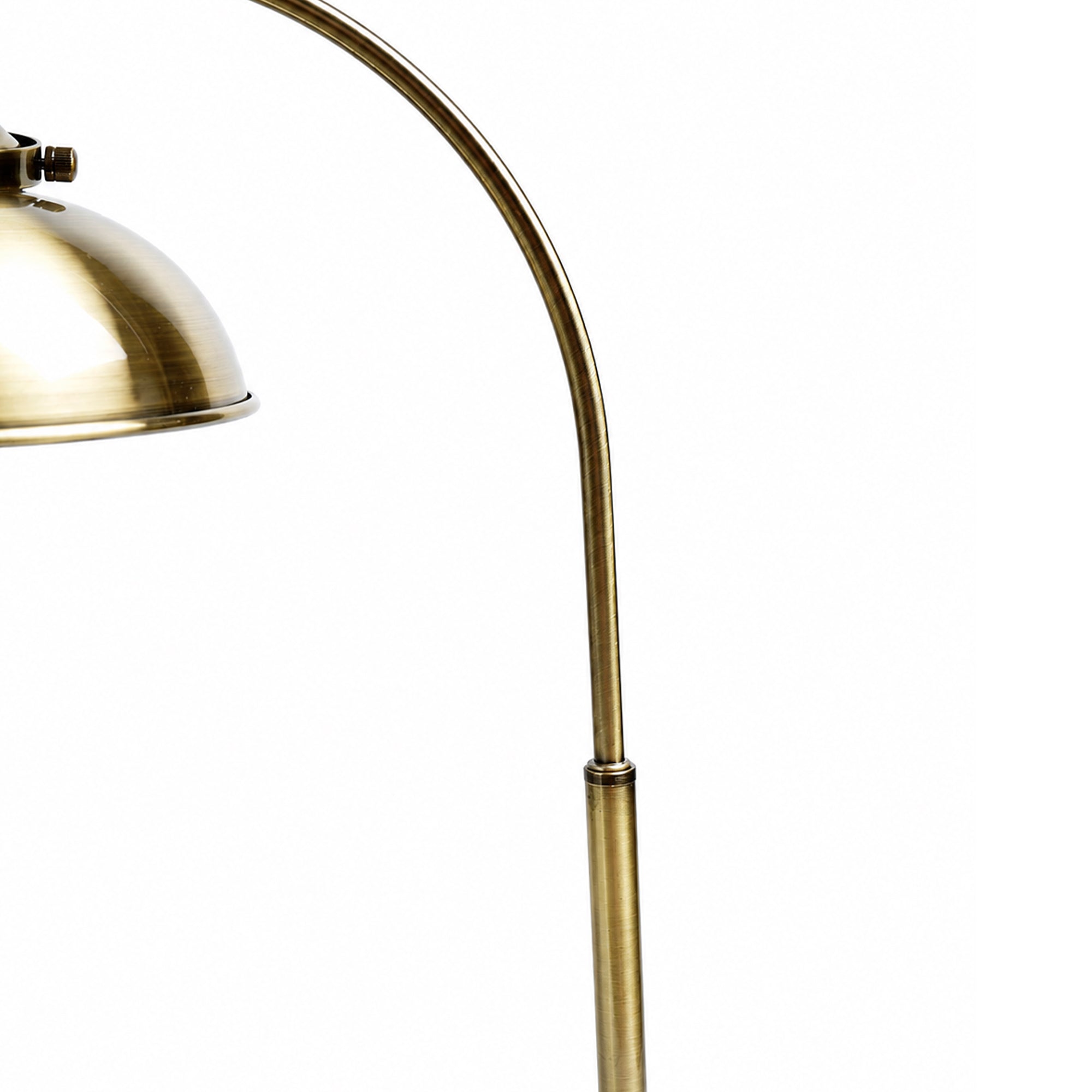 Manor Metal Table Lamp - Weathered Brass