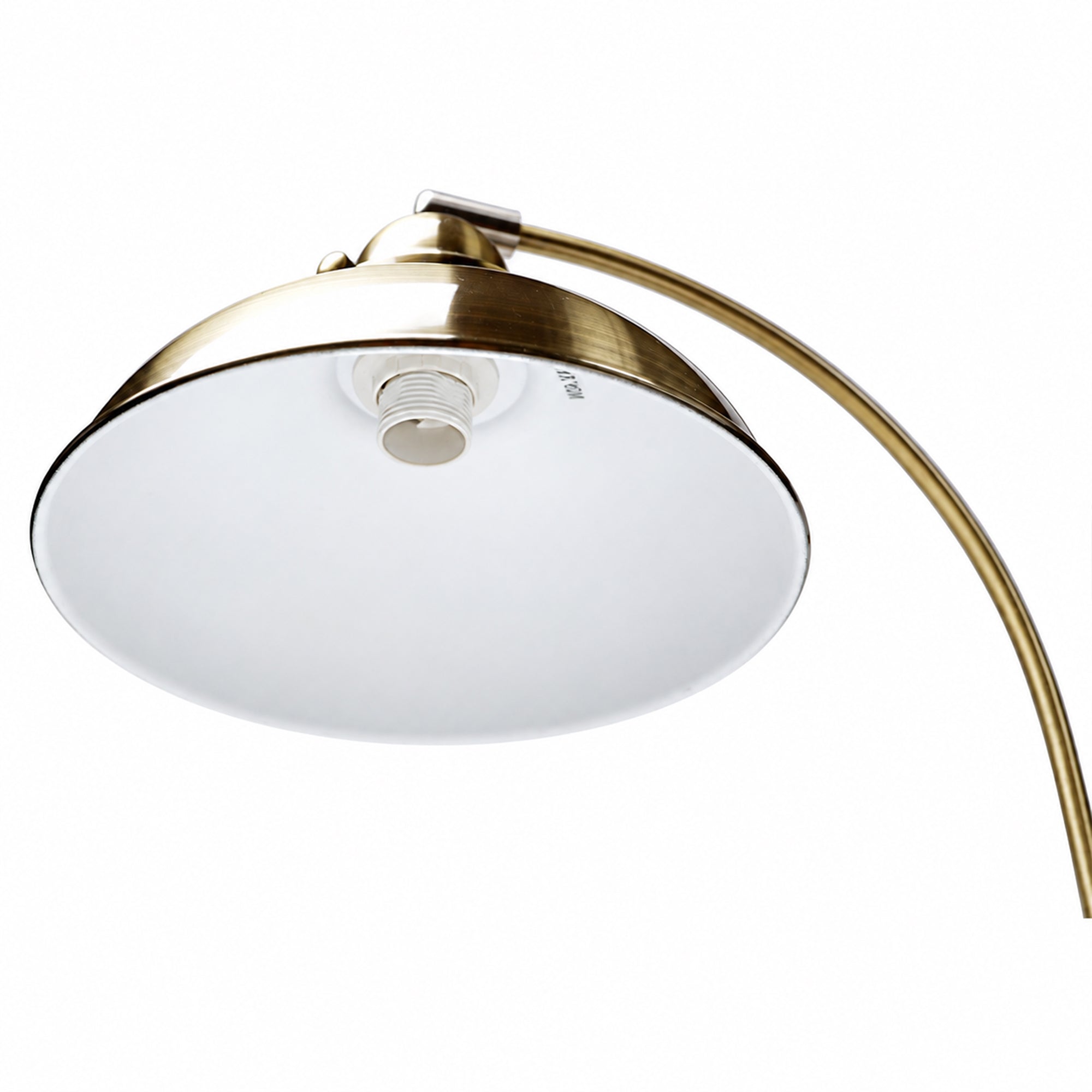 Manor Metal Floor Lamp - Weathered Brass