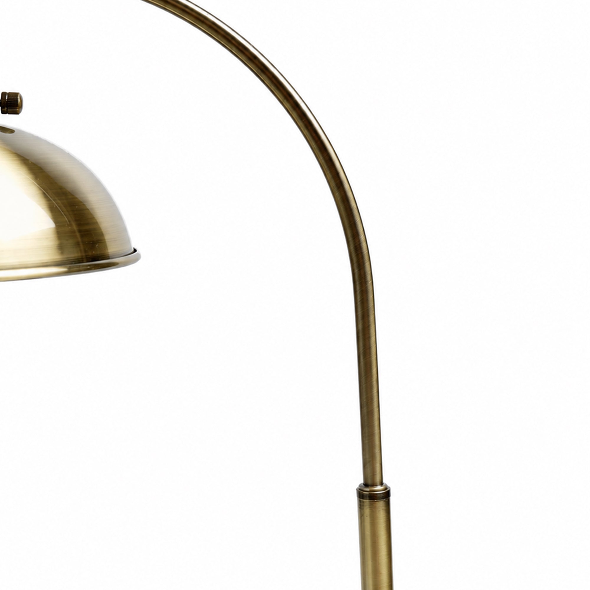 Manor Metal Floor Lamp - Weathered Brass