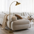 Manor Metal Floor Lamp - Weathered Brass