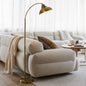Manor Metal Floor Lamp - Weathered Brass