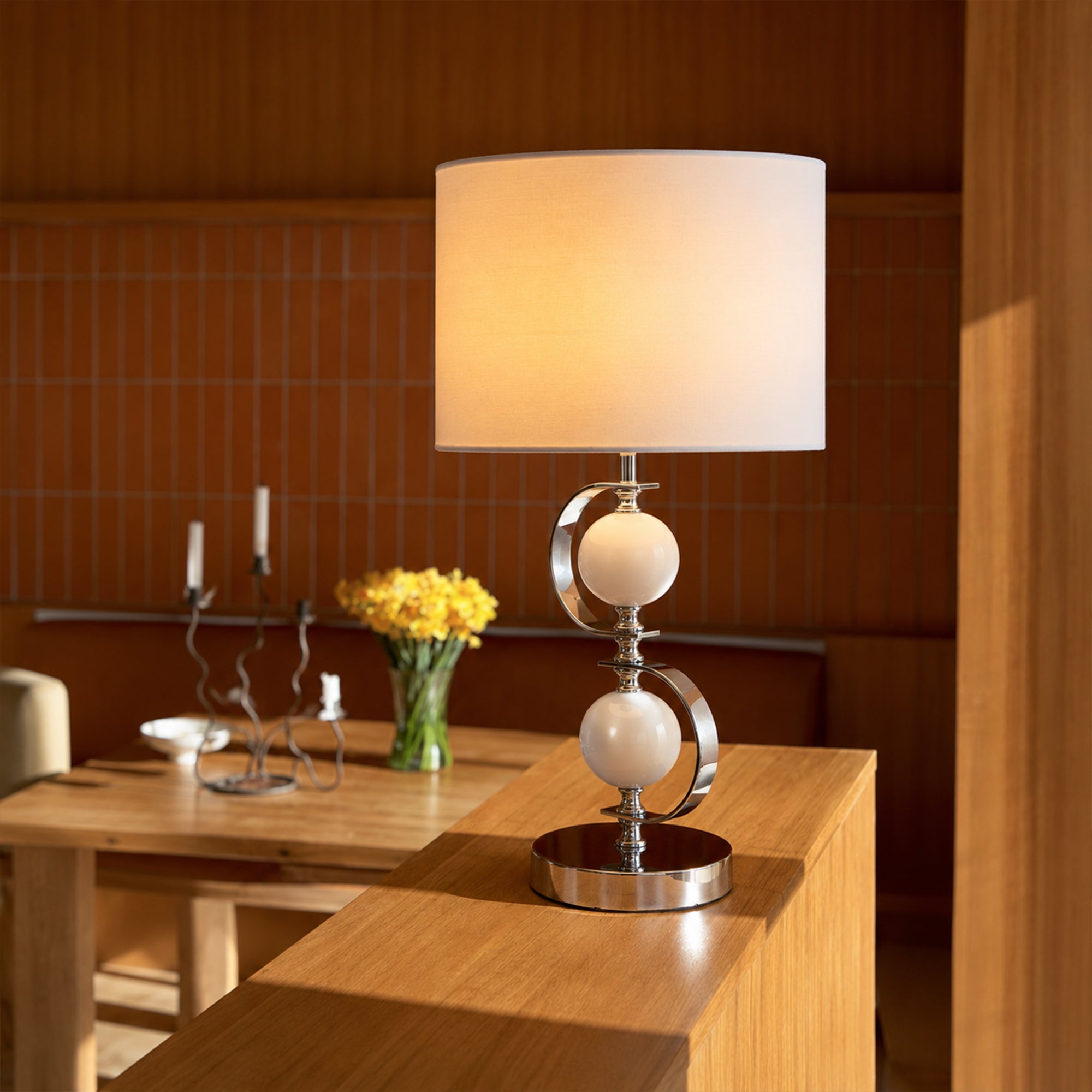 Rialto Table Lamp - White