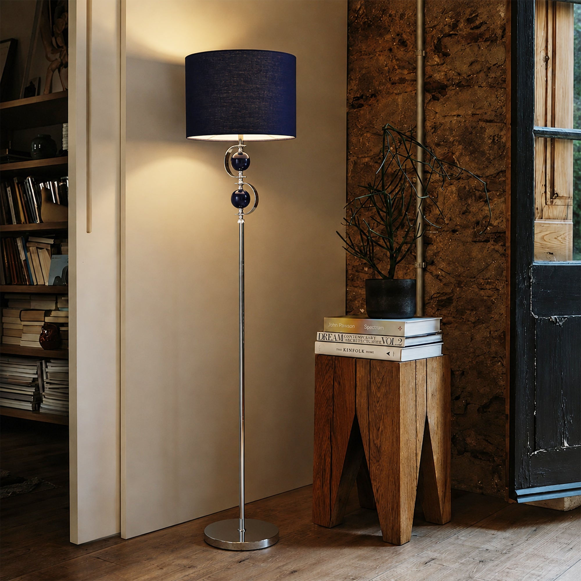 Rialto Floor Lamp - Navy