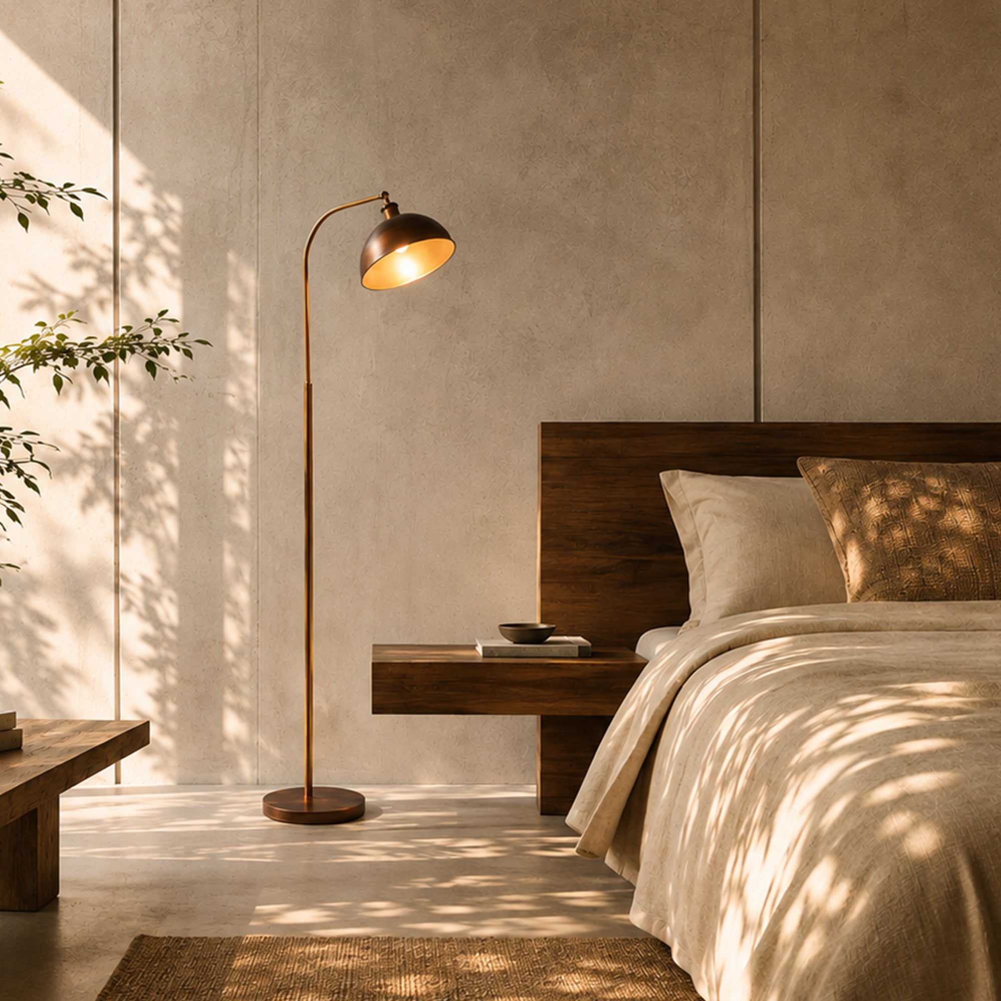 Lenna Floor Lamp - Copper