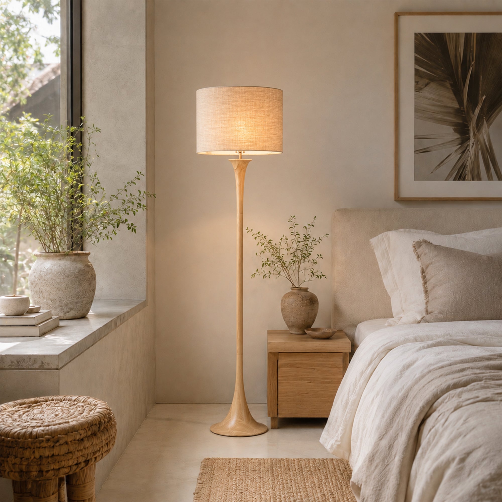 Soraya Floor Lamp - Oak