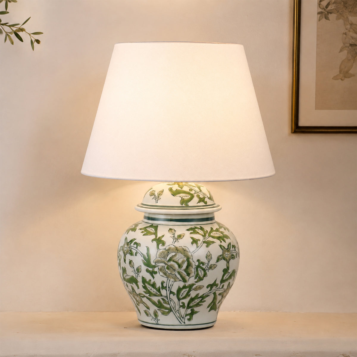 Tove Celadon Ceramic Table Lamp