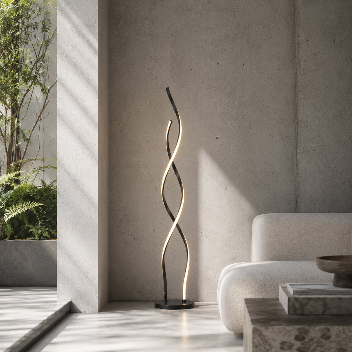 Acropora LED Floor Lamp - Black