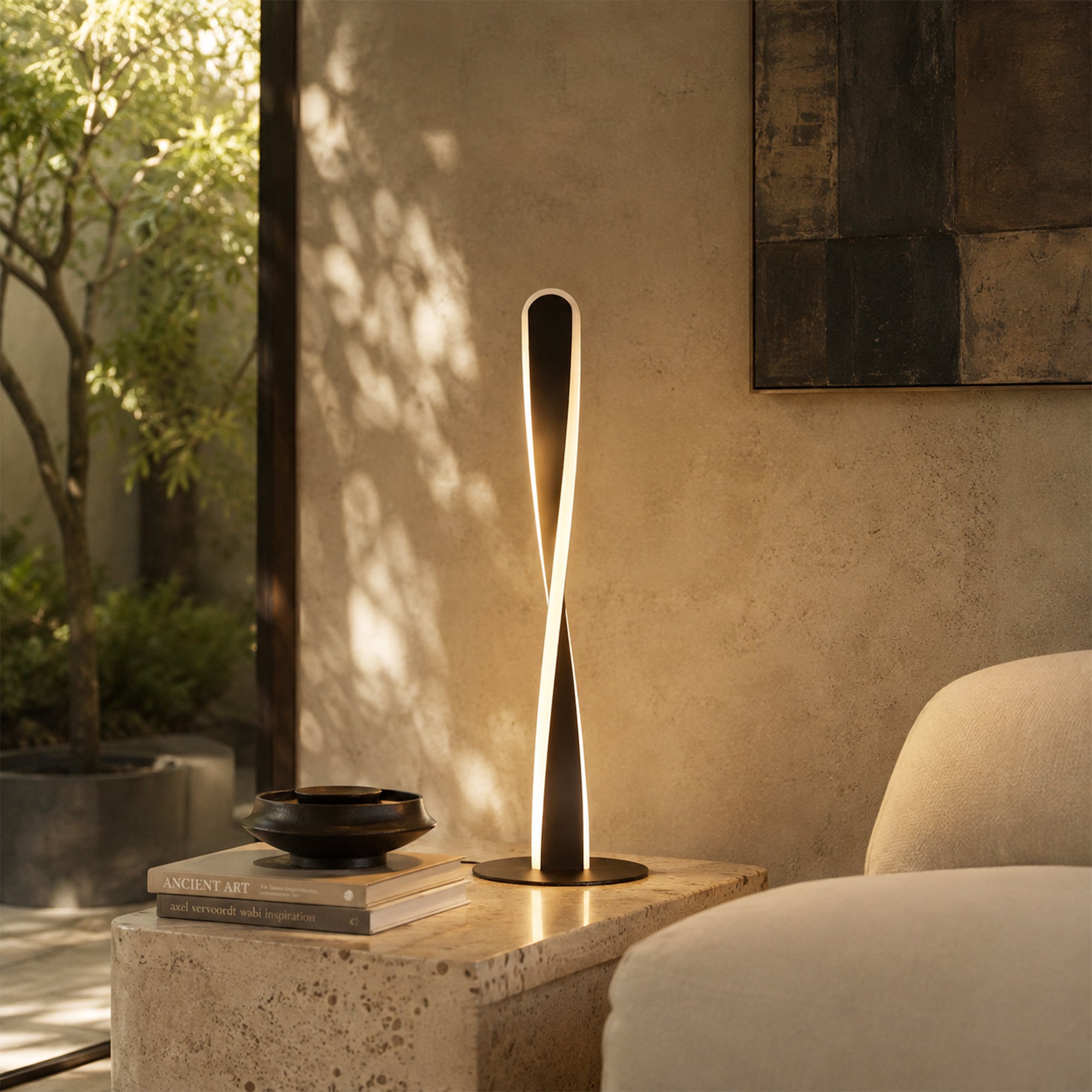 Enhalus LED Table Lamp - Black
