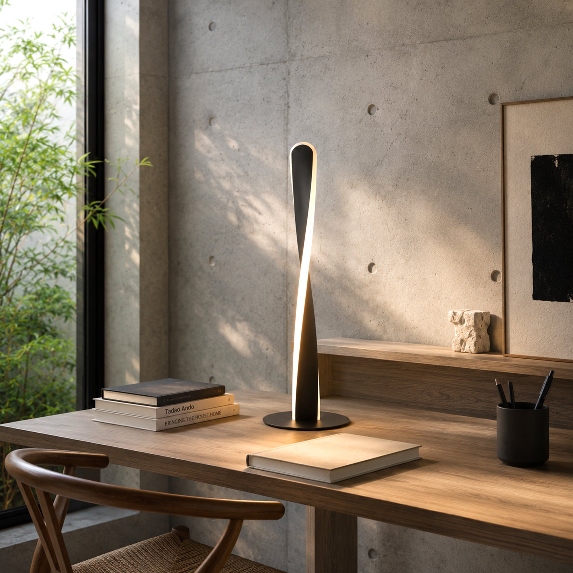Enhalus LED Table Lamp - Black