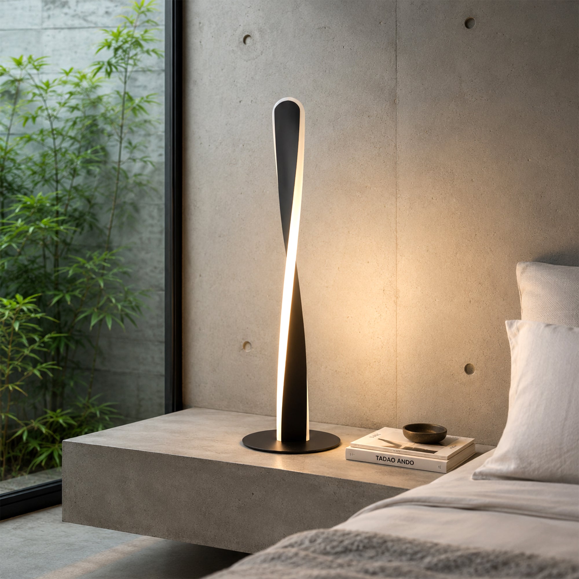 Enhalus LED Table Lamp - Black