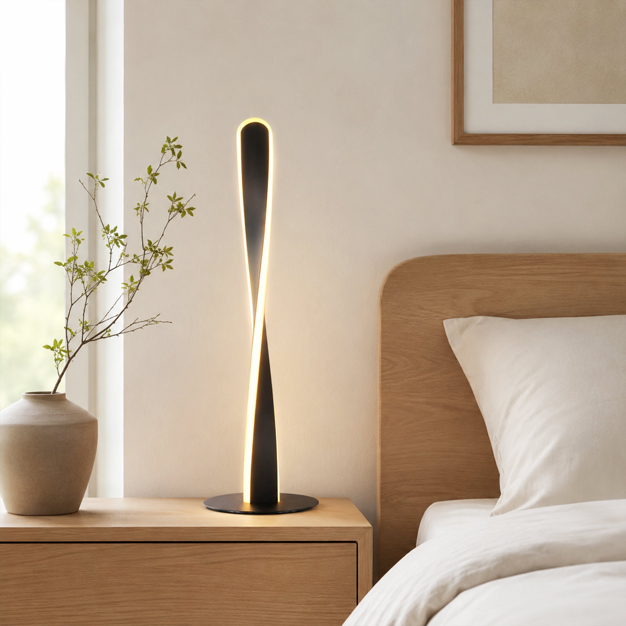 Enhalus LED Table Lamp - Black