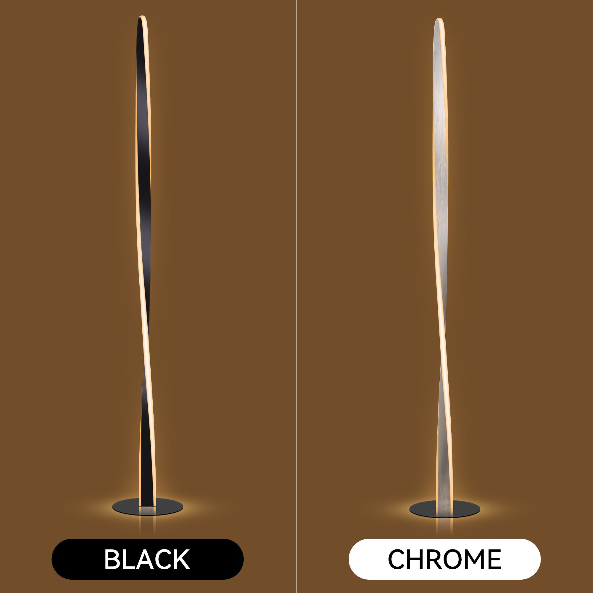 Enhalus LED Floor Lamp - Black