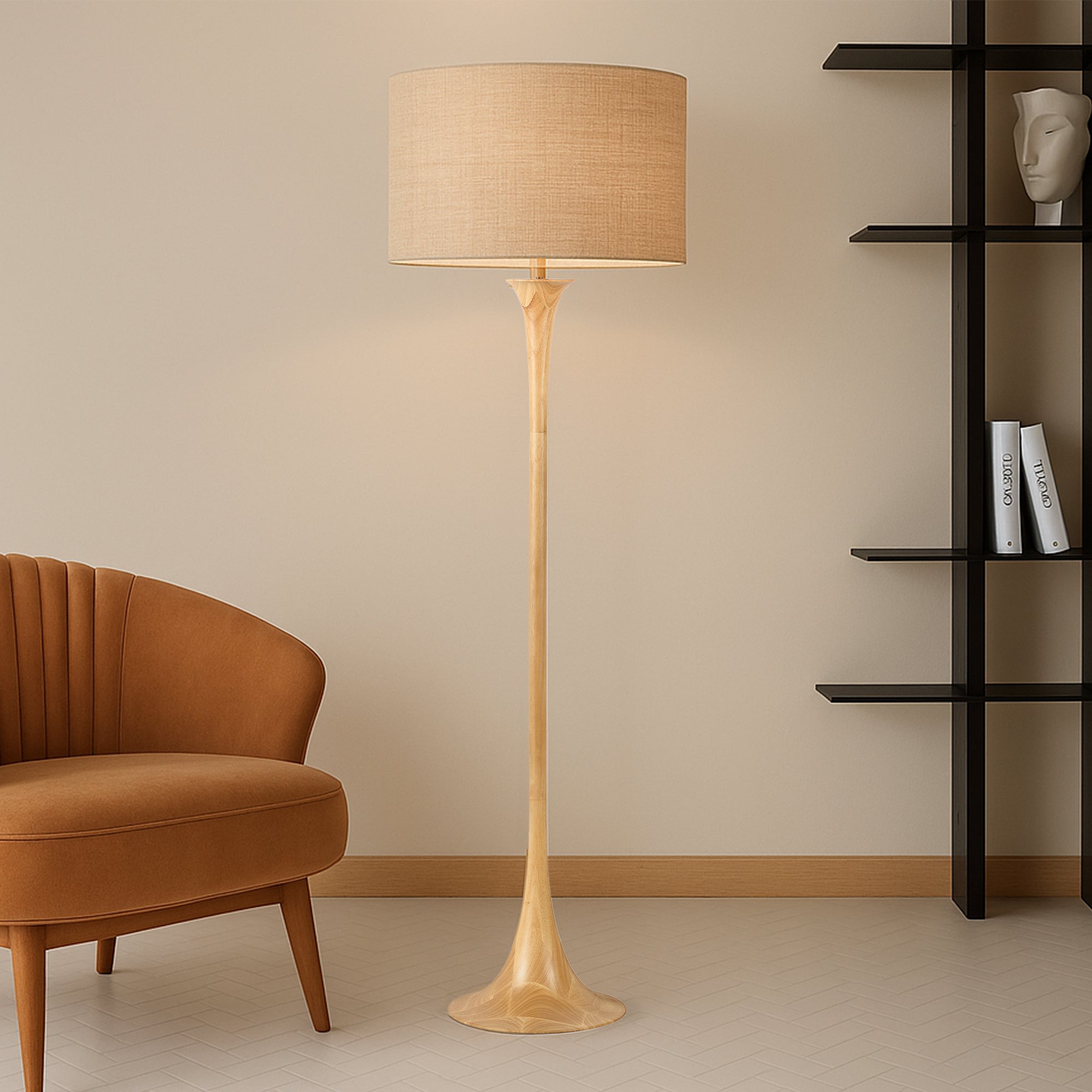 Soraya Floor Lamp - Oak