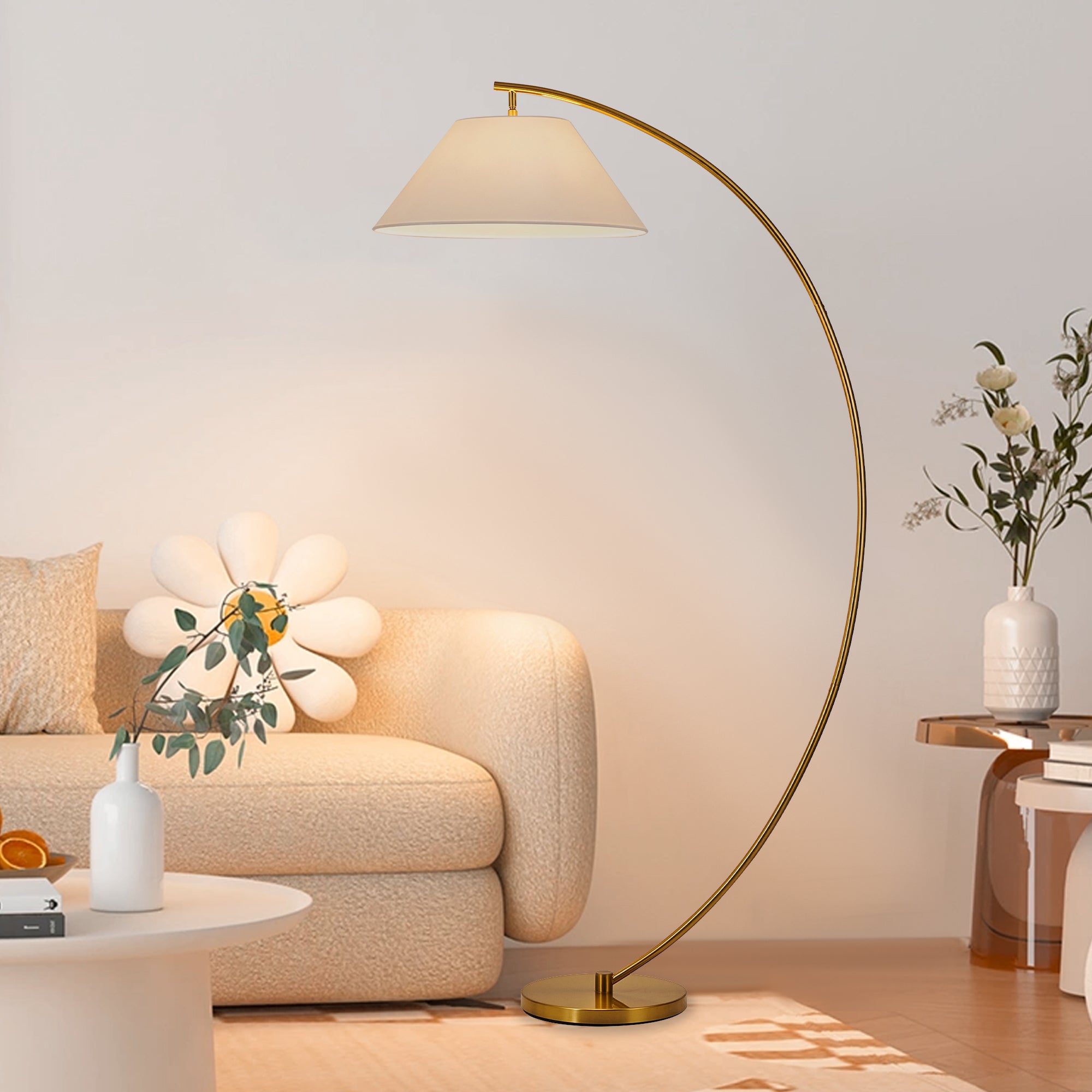 Remi Floor Lamp - Brass