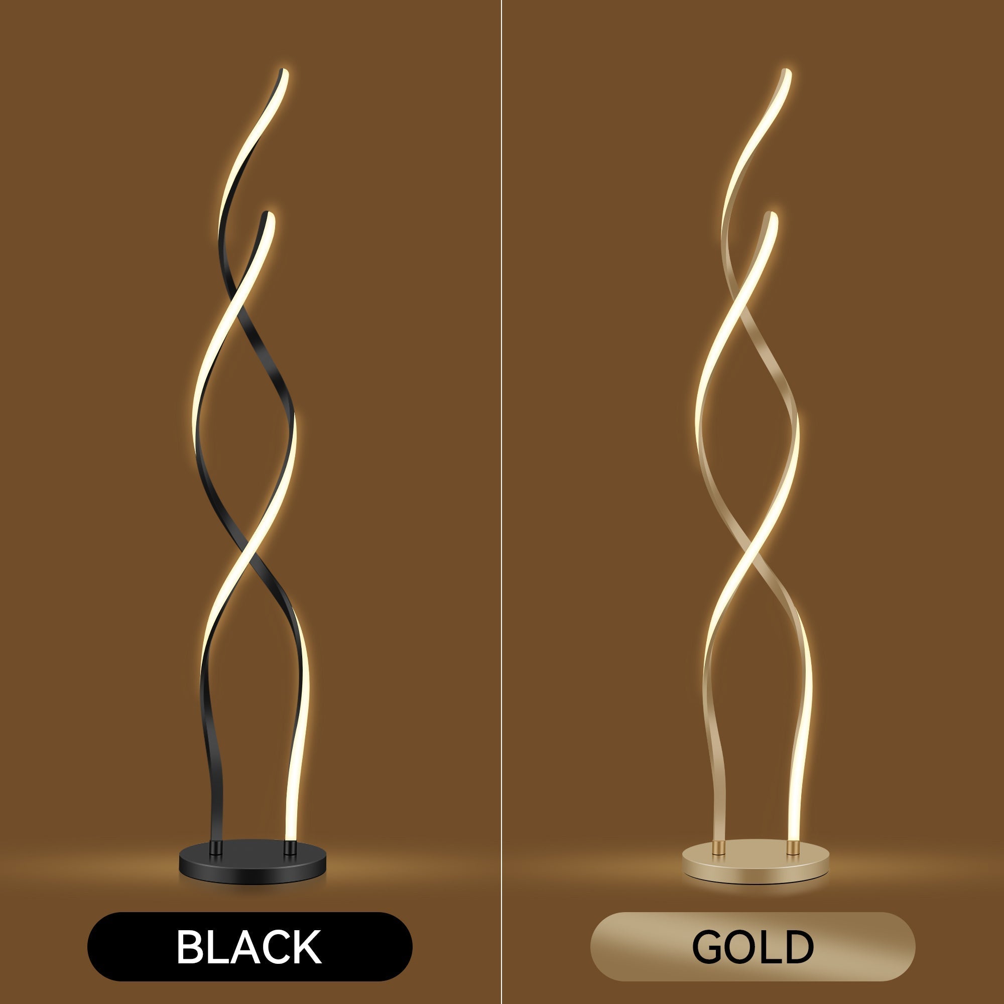 Acropora LED Floor Lamp - Gold
