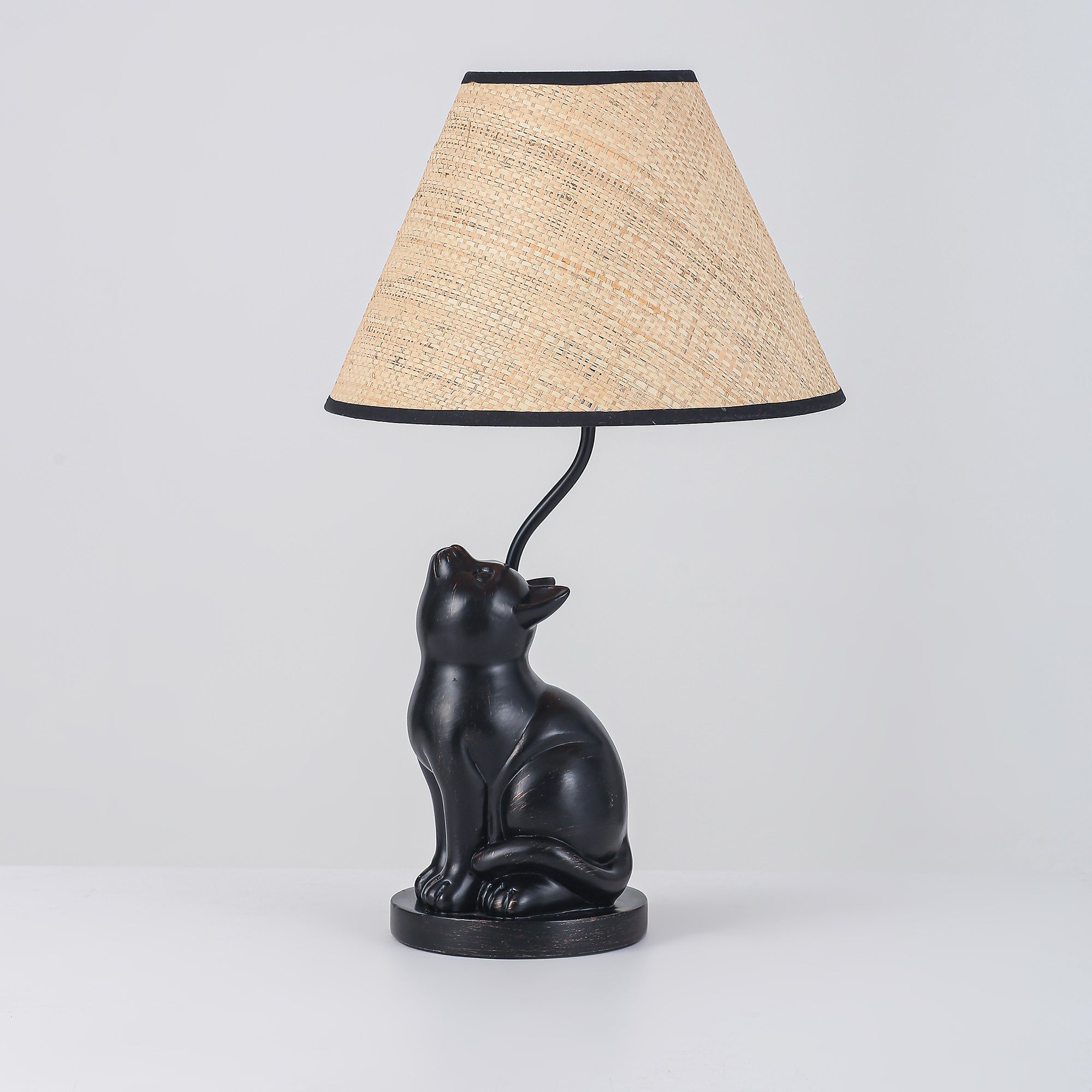 Upward-Looking Cat Table Lamp