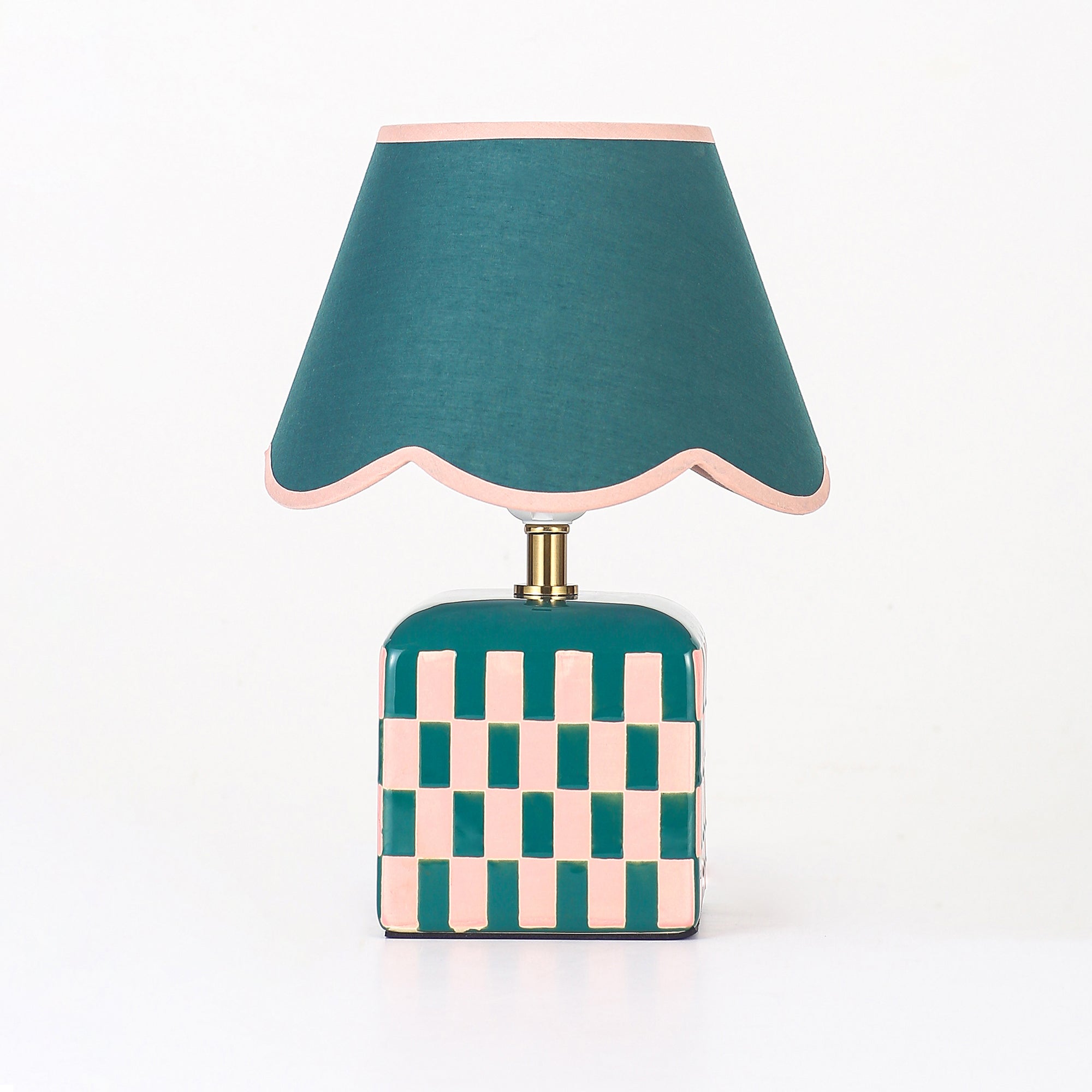 Valentina Ceramic Table Lamp Set of 2 - Green