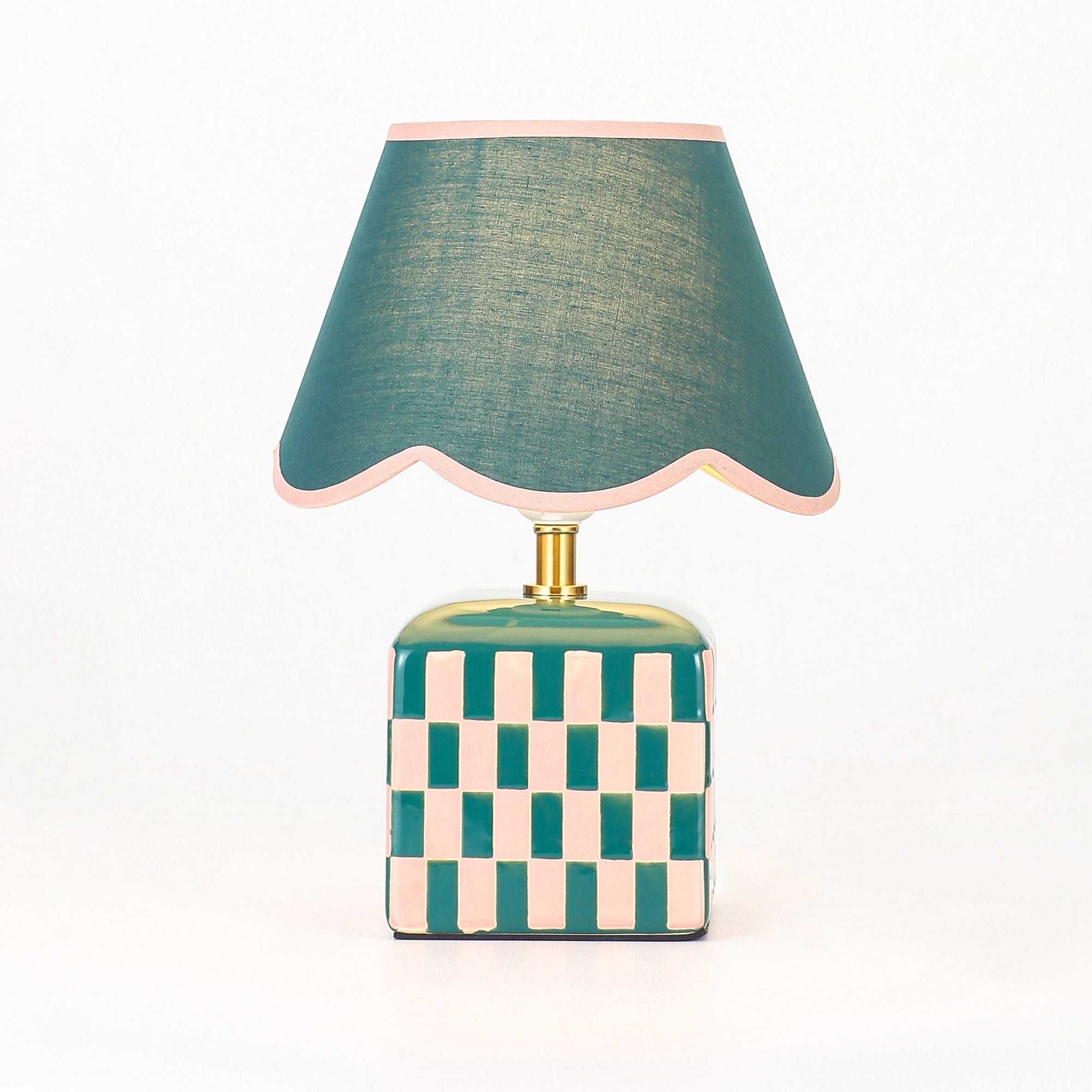 Valentina Ceramic Table Lamp Set of 2 - Green