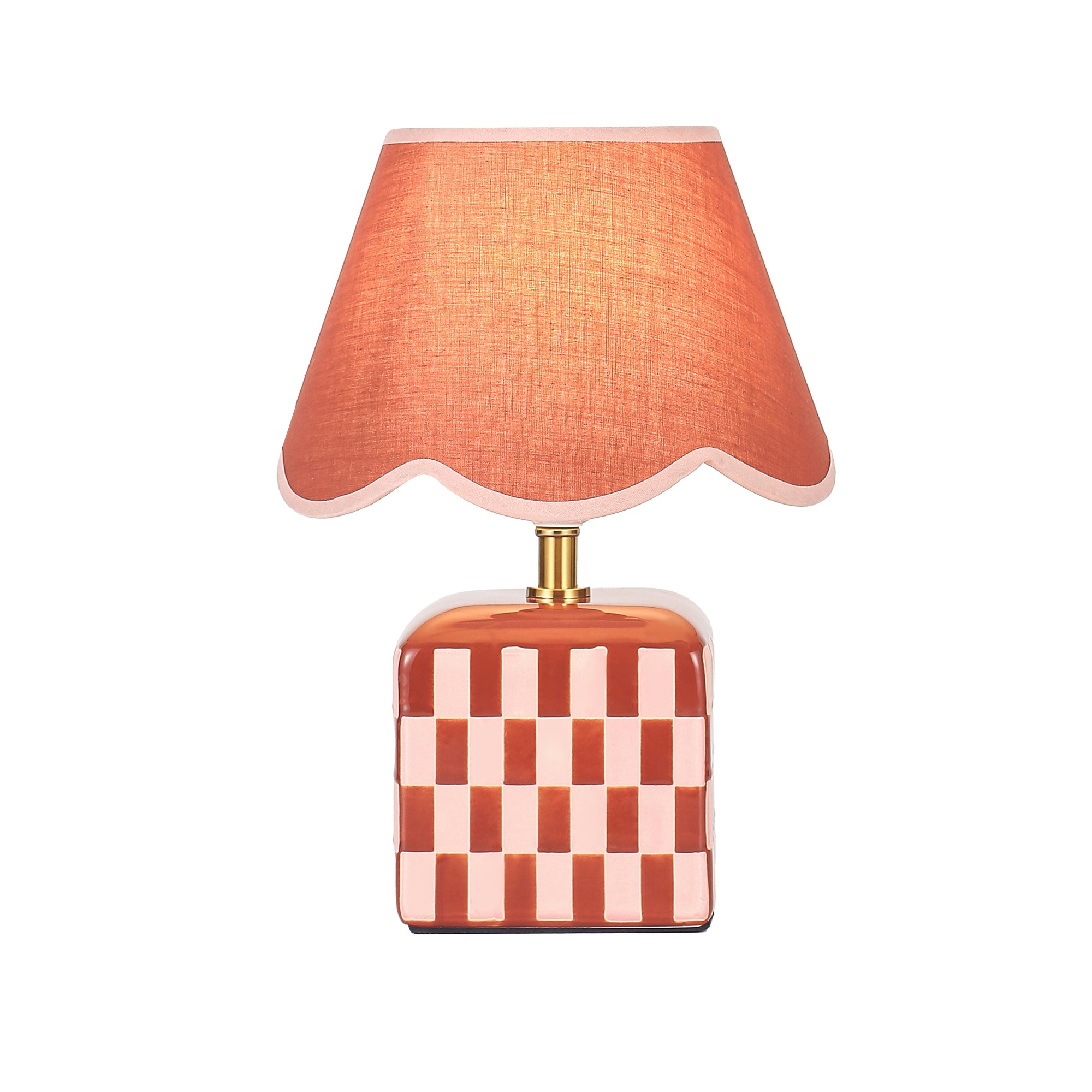 Valentina Ceramic Table Lamp Set of 2 - Coral